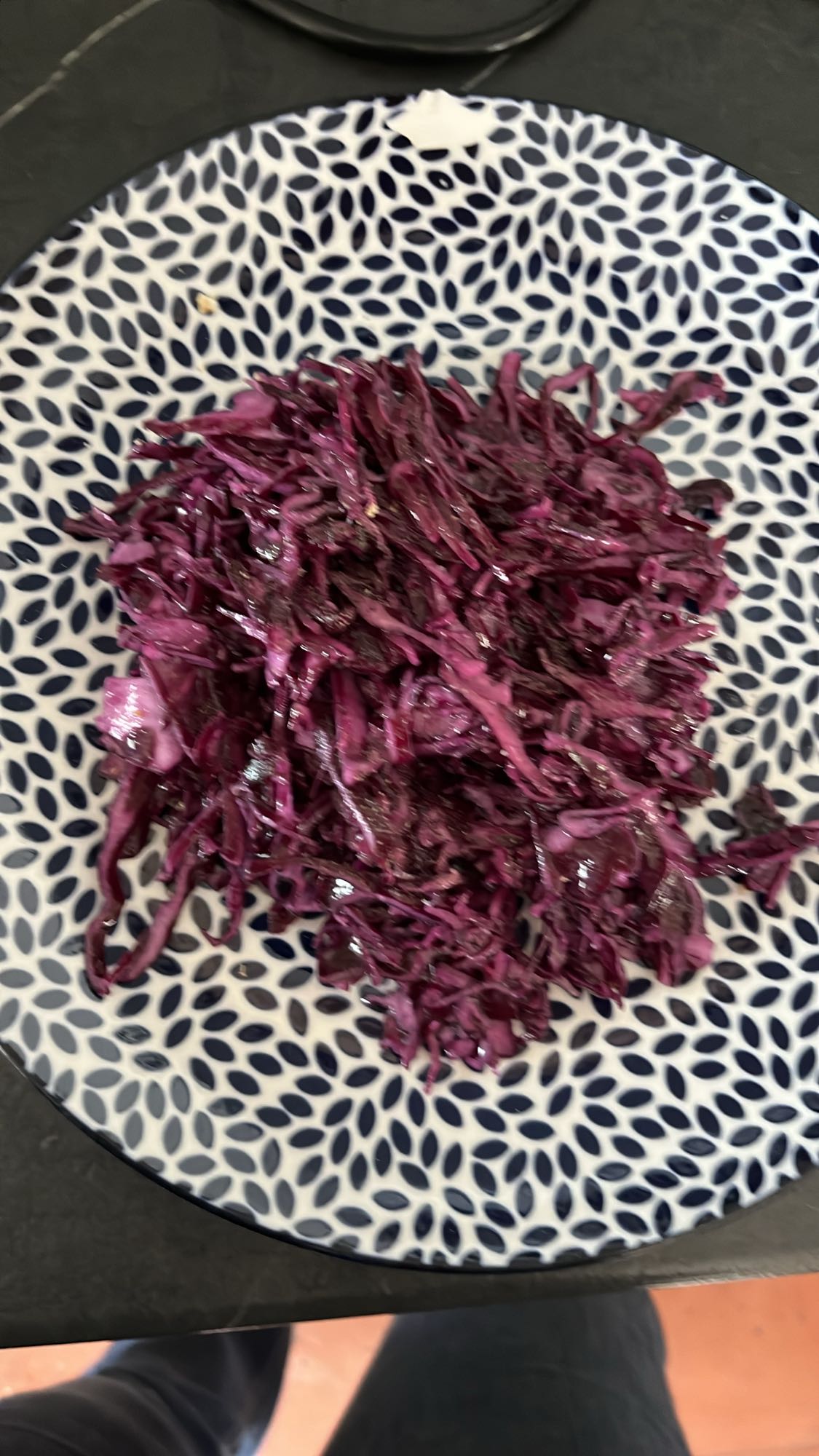 Salade de chou rouge