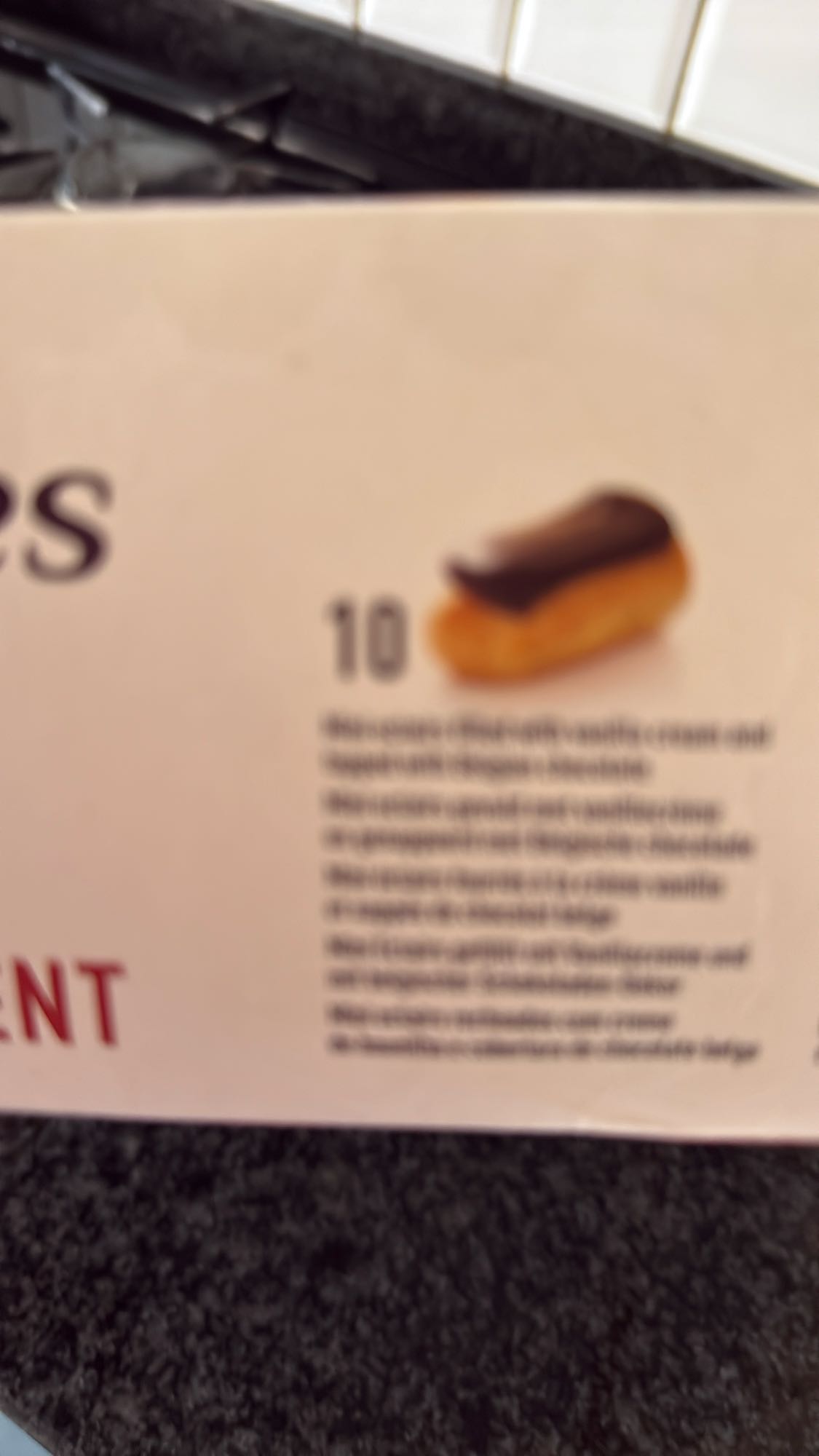 Eclair met vanillecrème