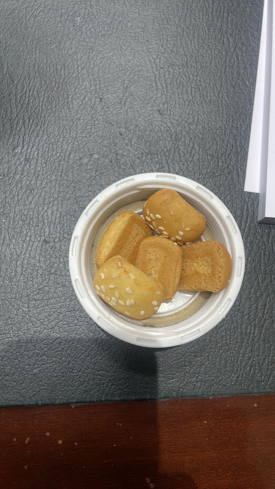 Sesame bread bites