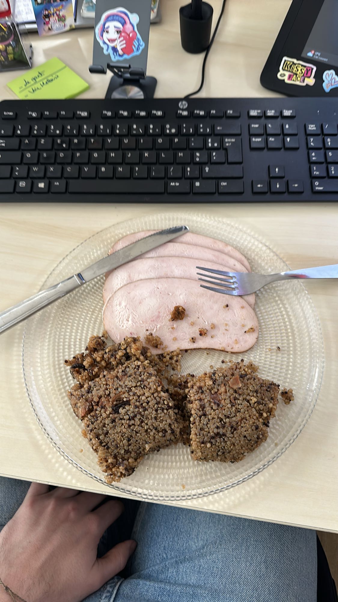 Dinde et galettes de quinoa