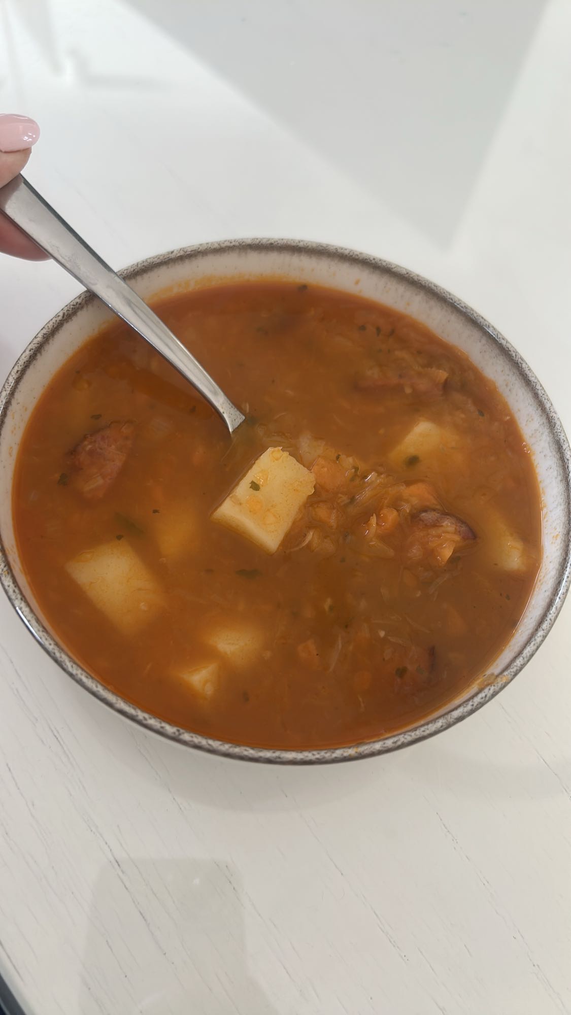 kapuśniak z kiełbasą