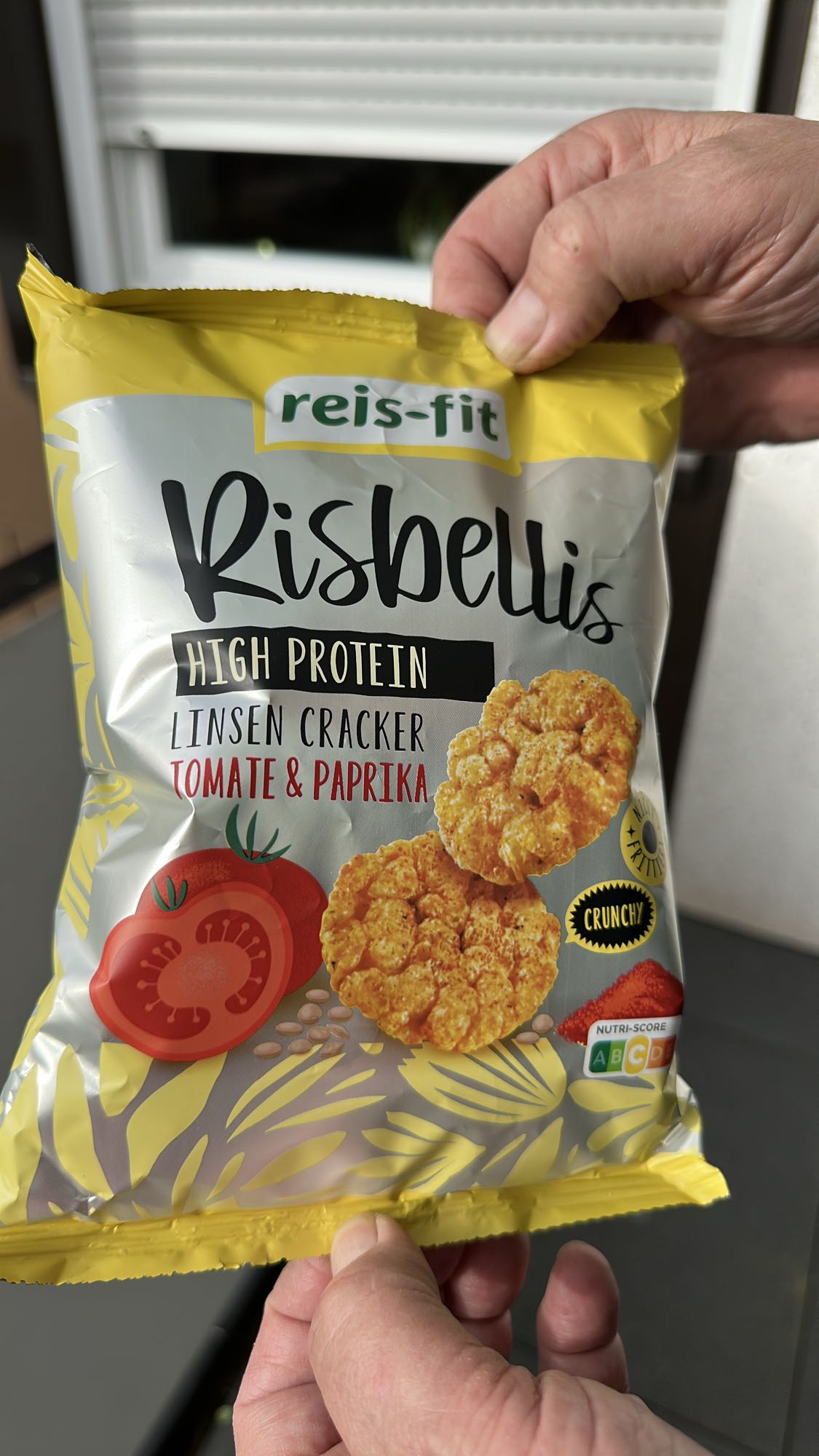 Linsen Cracker Tomate Paprika