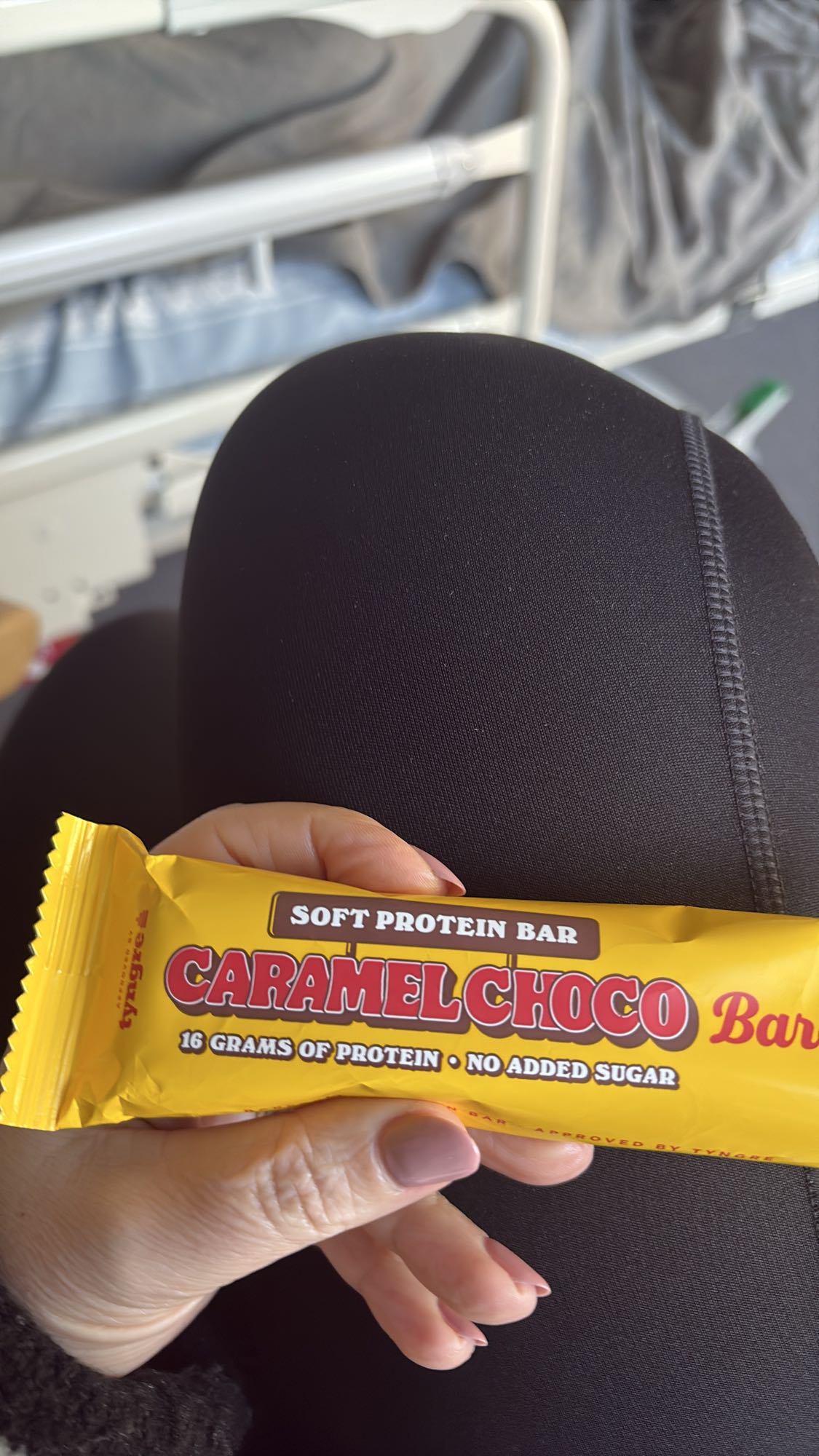 Karamellchoklad proteinbar