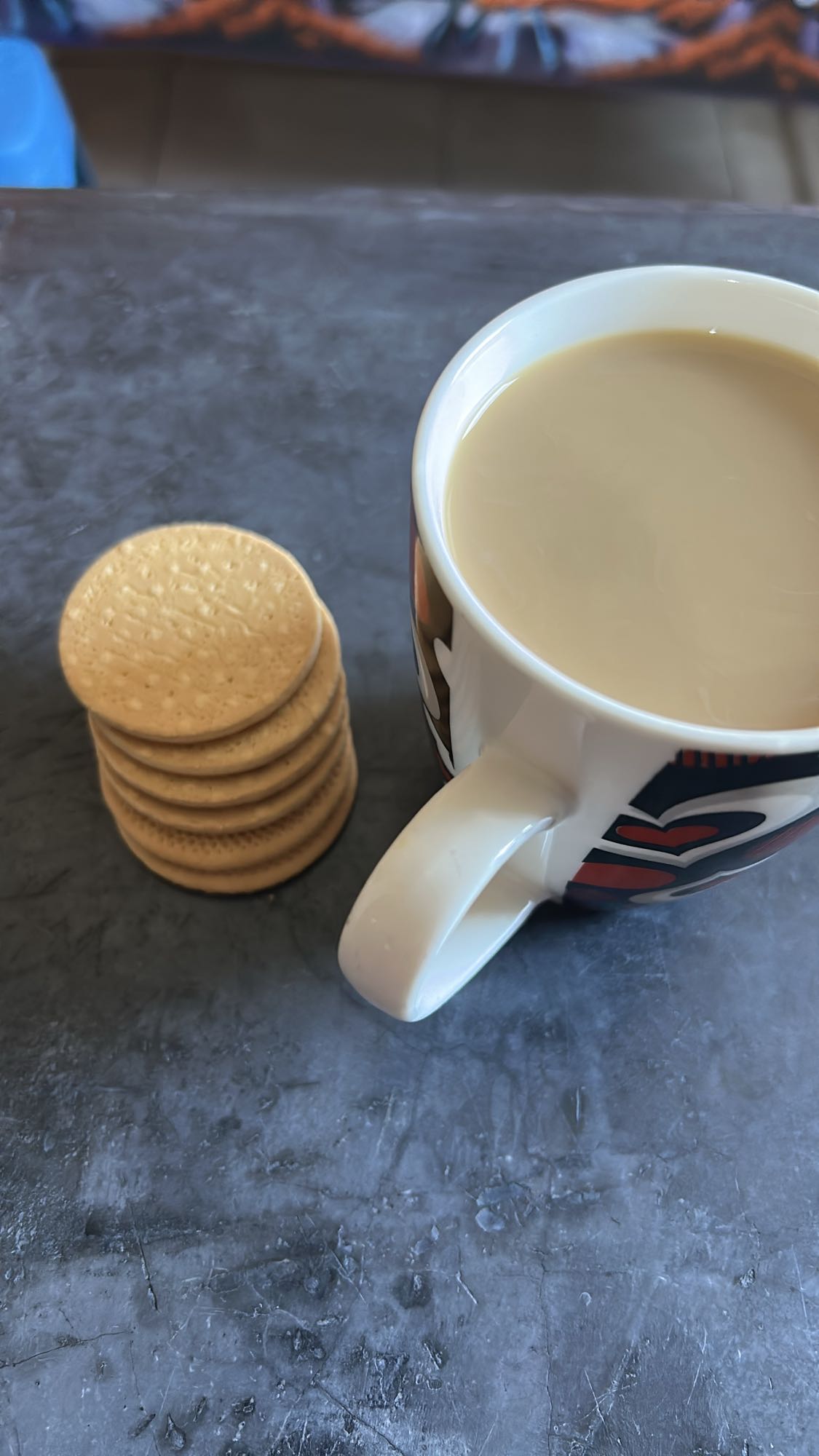 galletas y café con leche