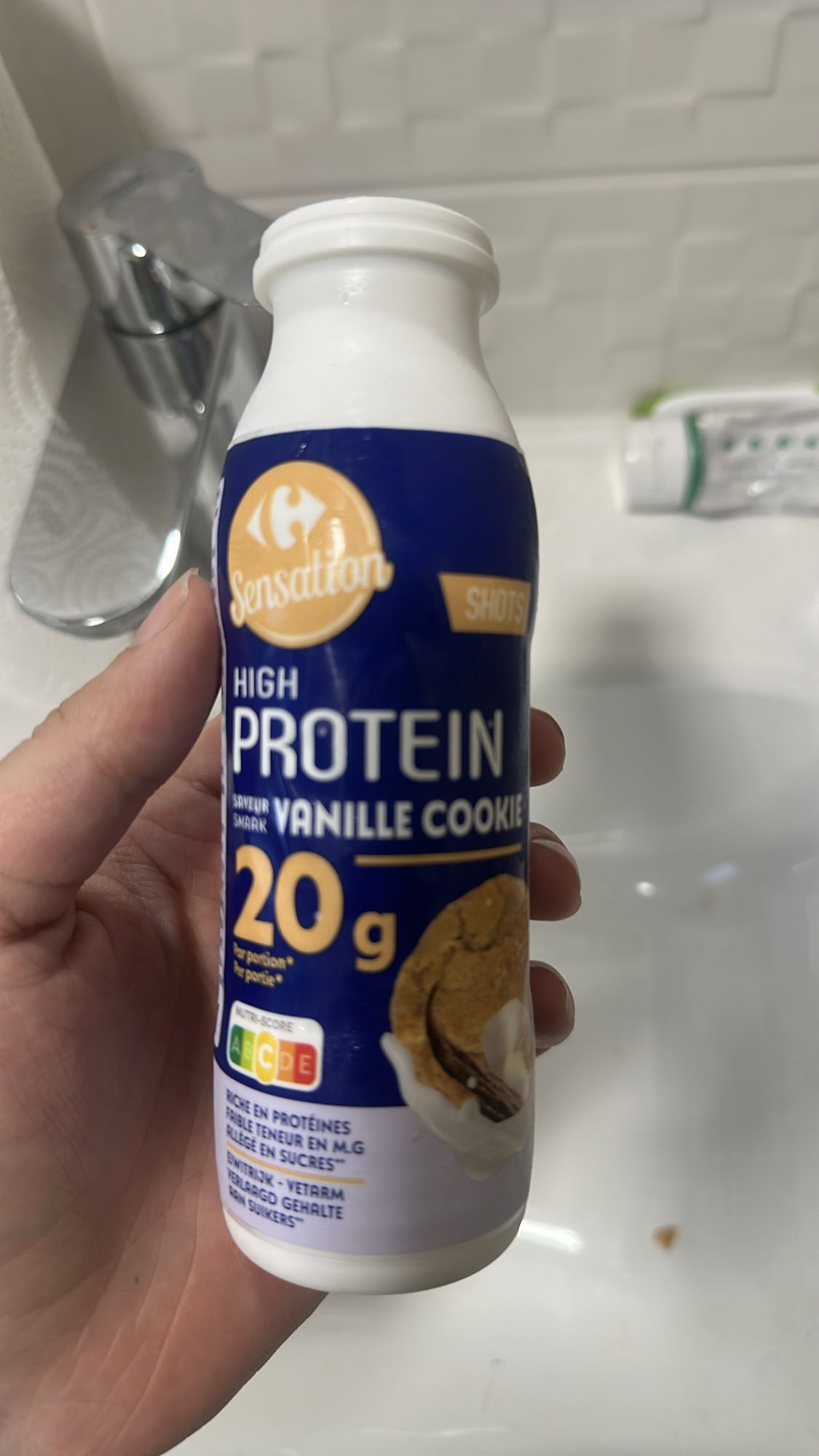 Boisson protéinée vanille