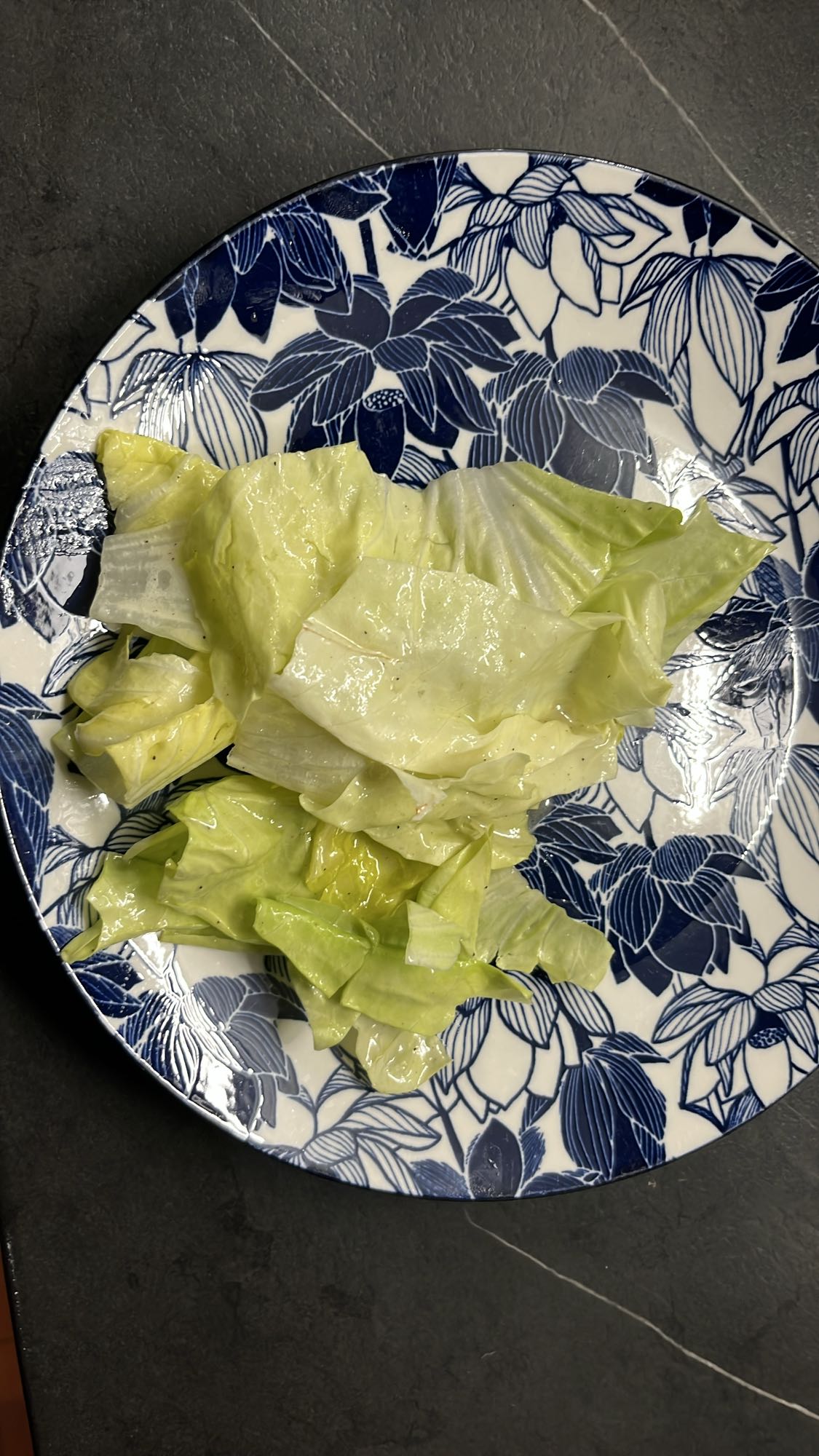 Salade de laitue simple