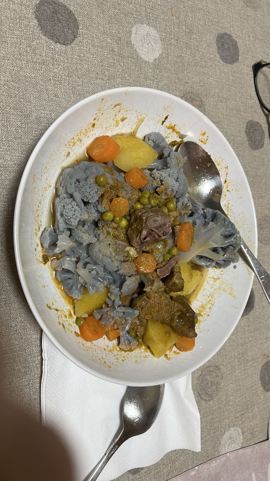 Estofado de res con verduras