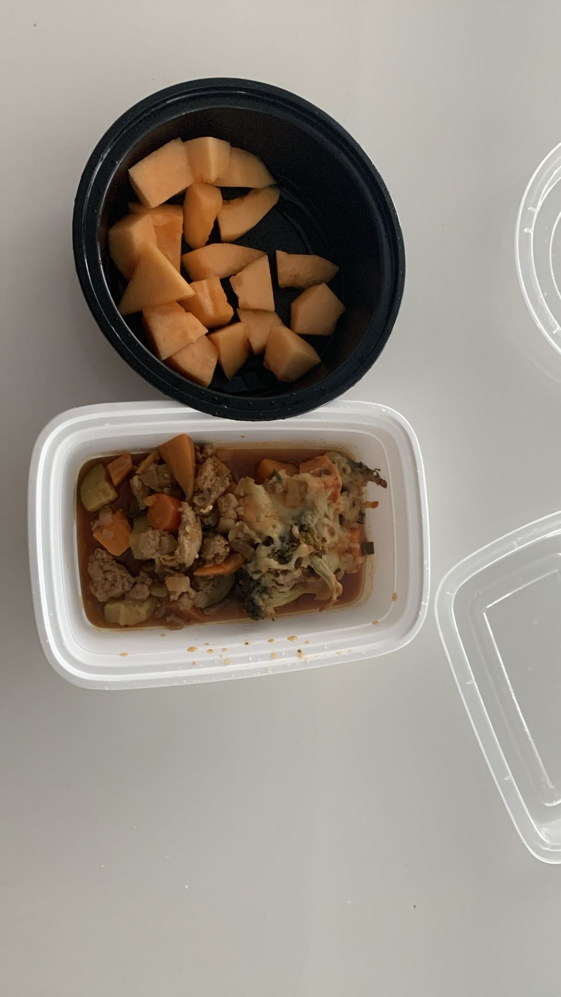 Ragoût de dinde et melon