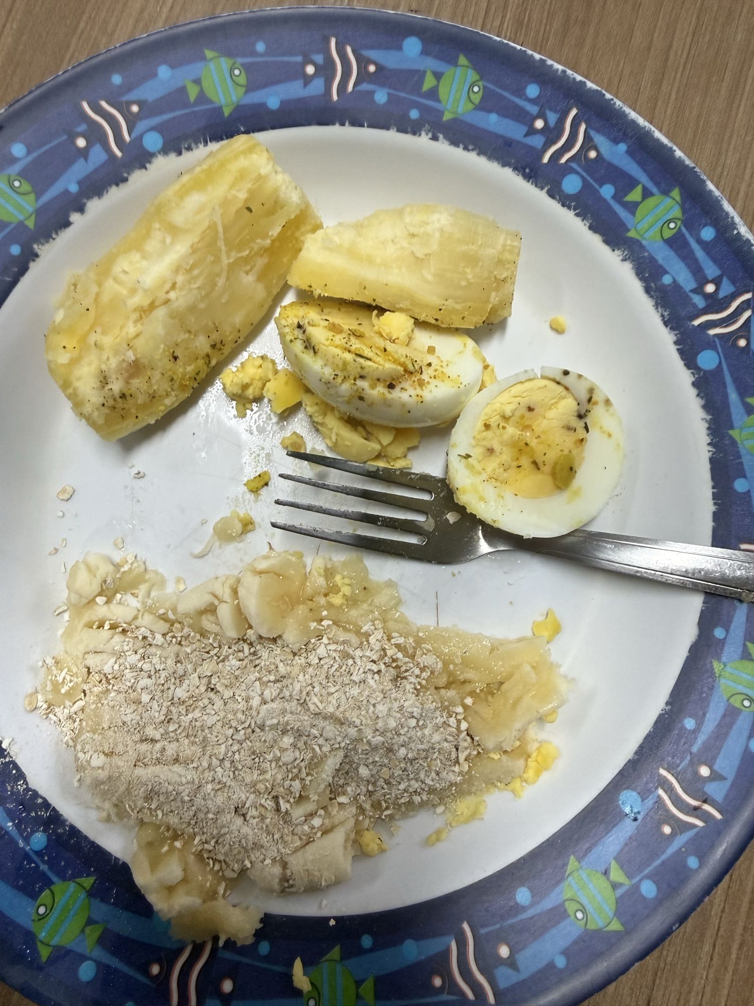 Café saudável com banana