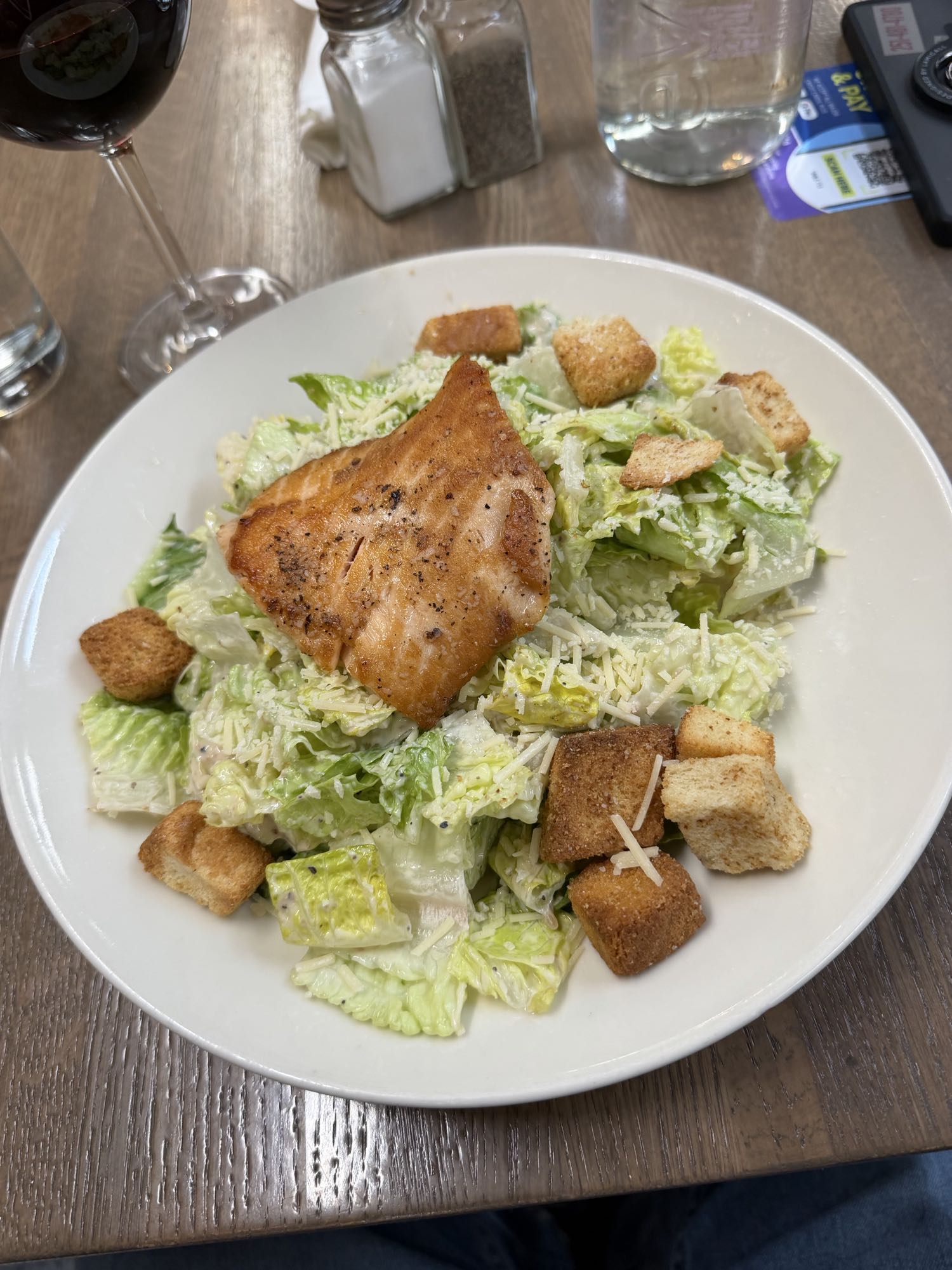 Salmon Caesar Salad