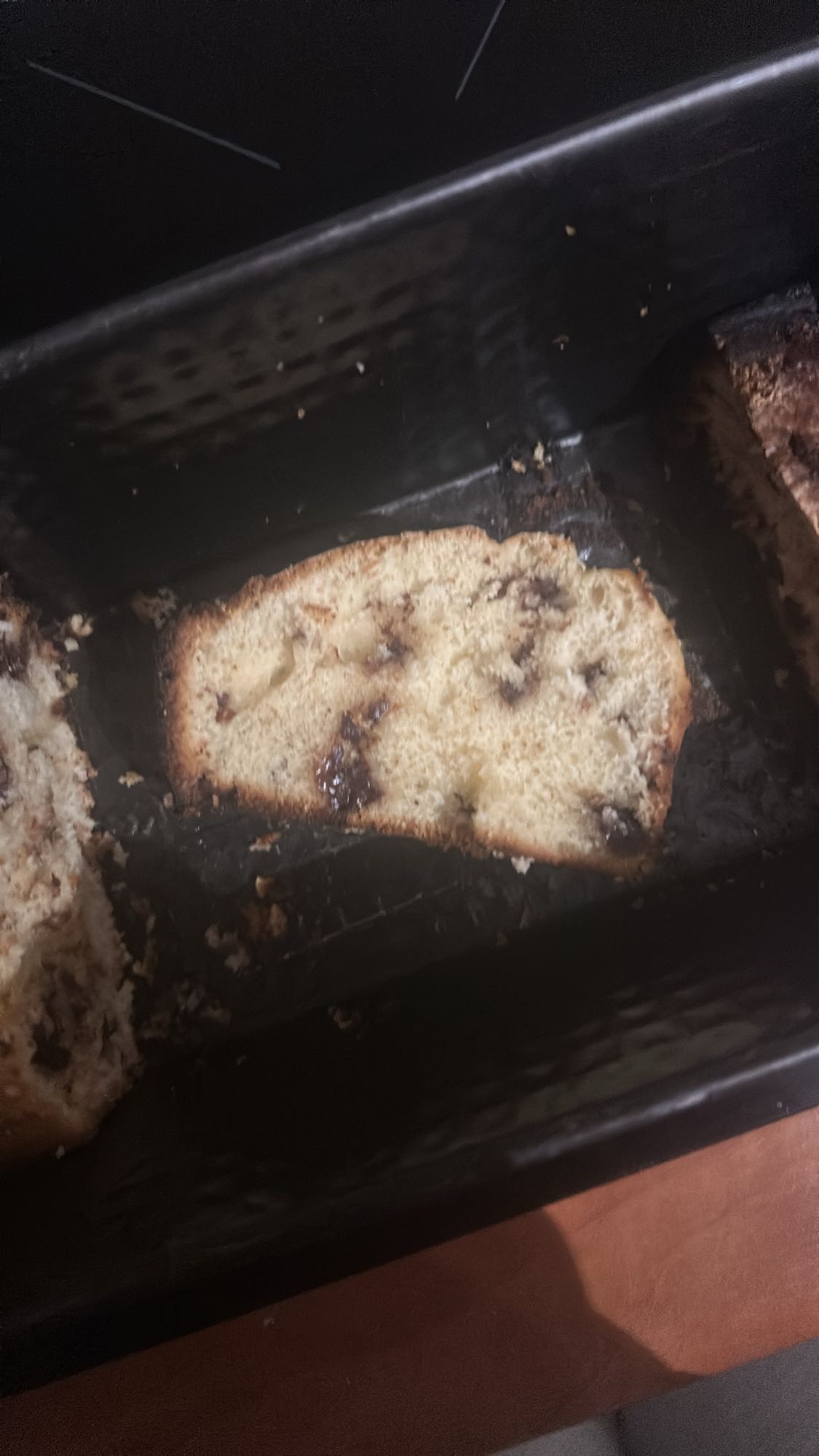 Chocoladecake plakje