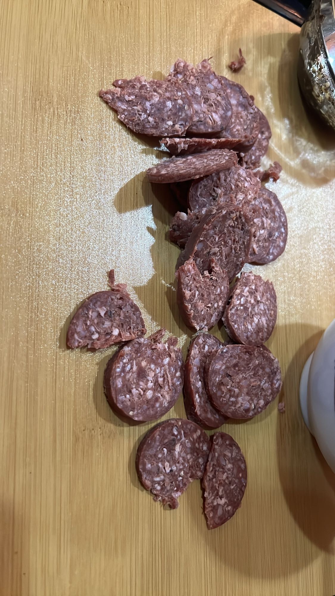 Sliced salami
