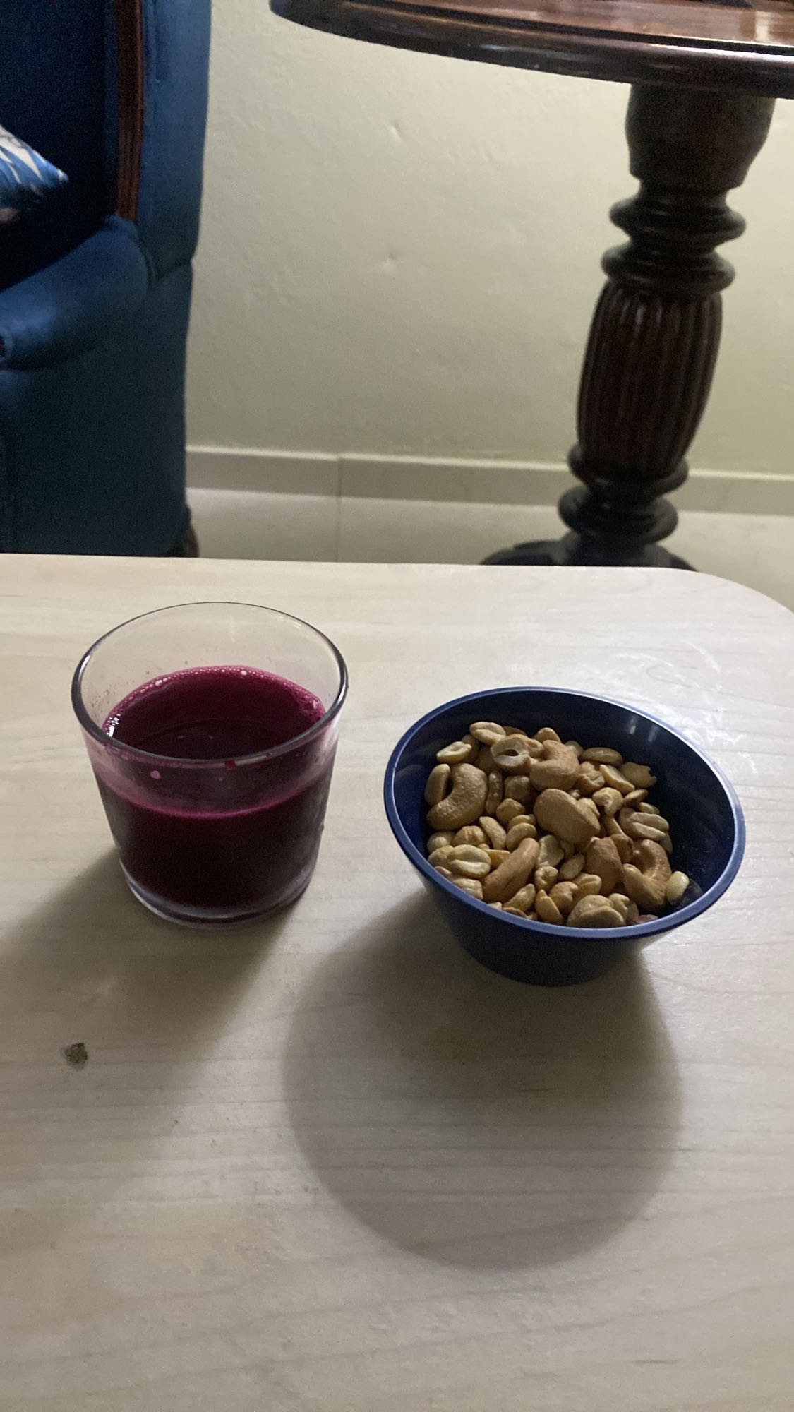 jugo de remolacha y nueces