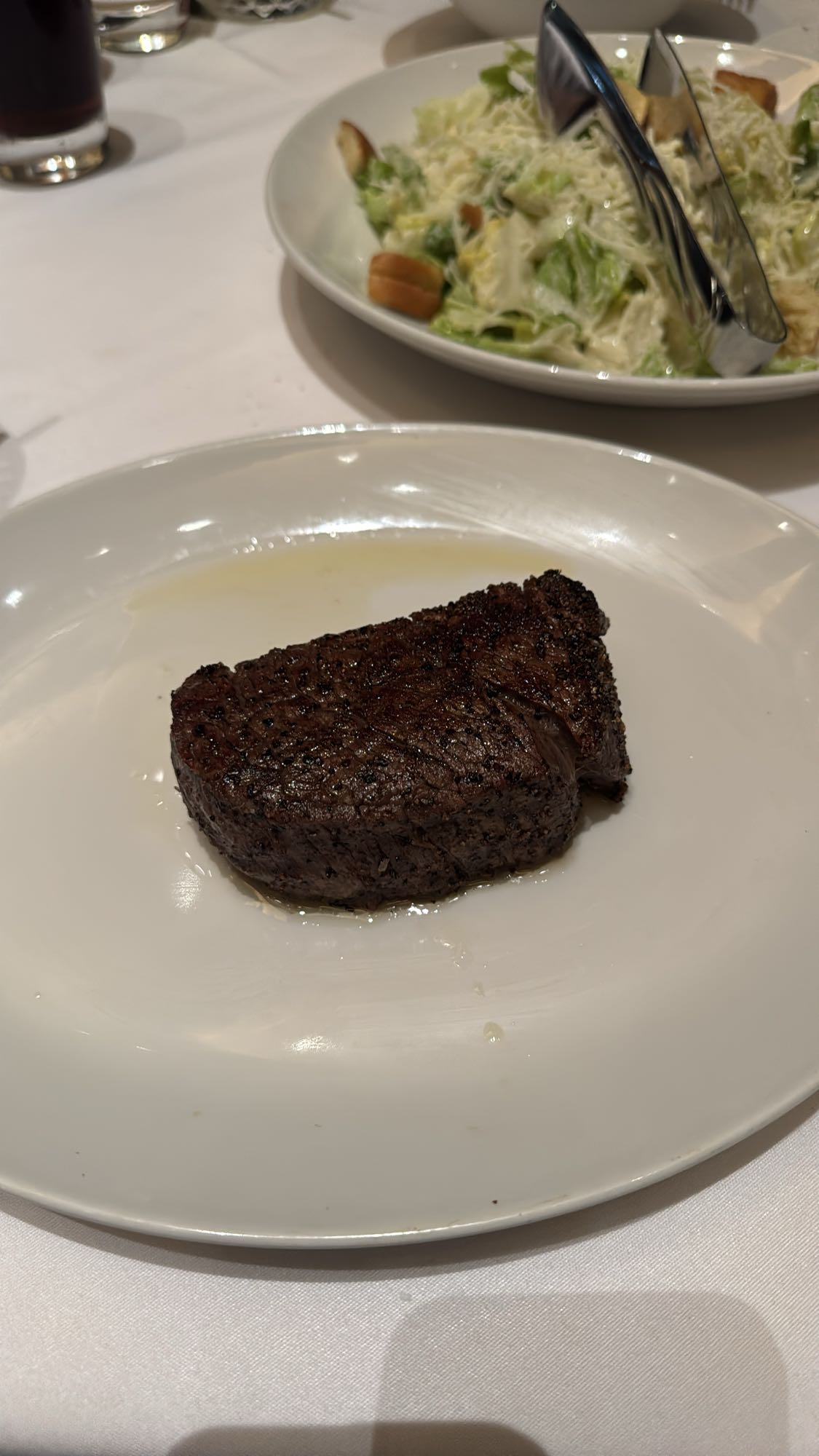 Steak with Caesar Salad