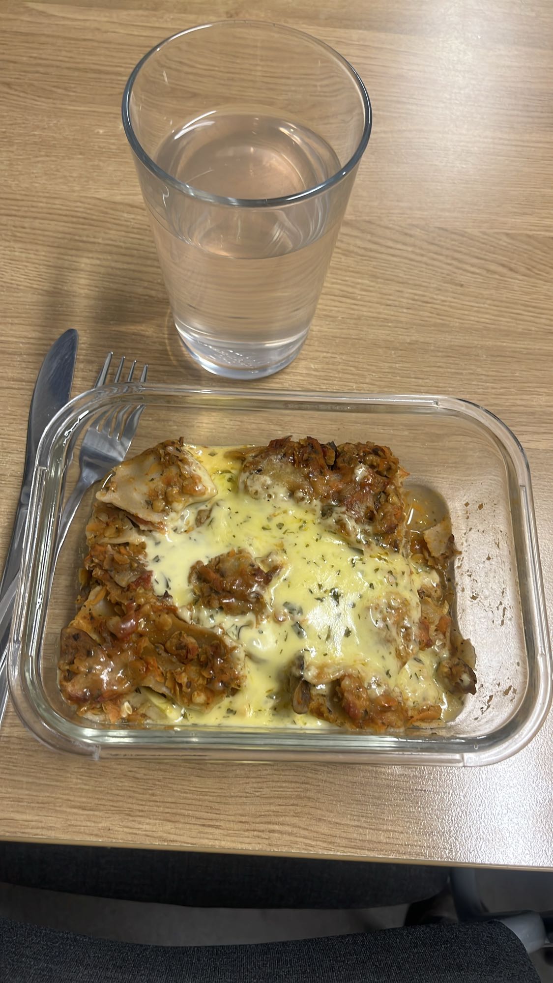 Lasagne med ost