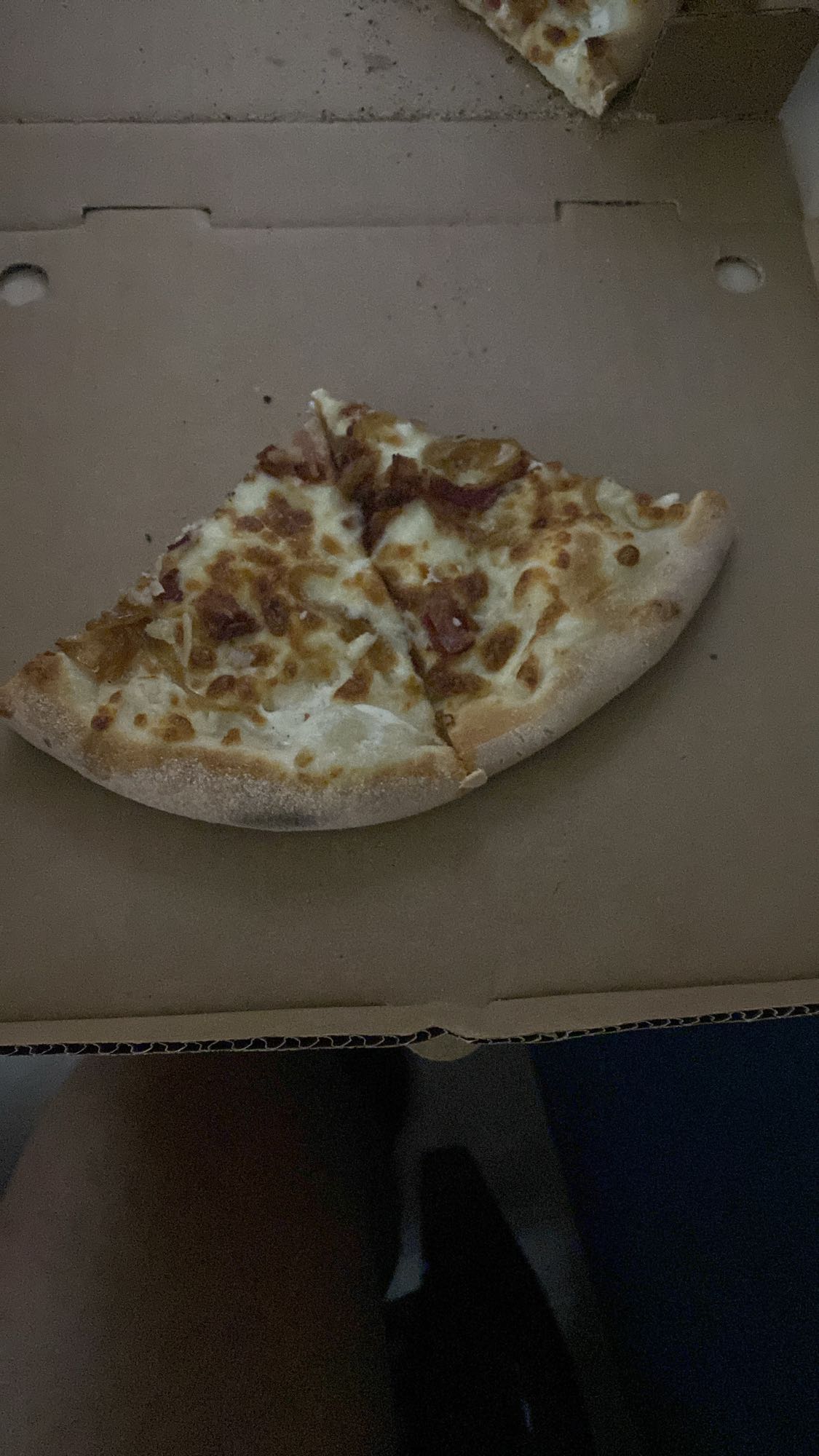 pizza de queso y jamón