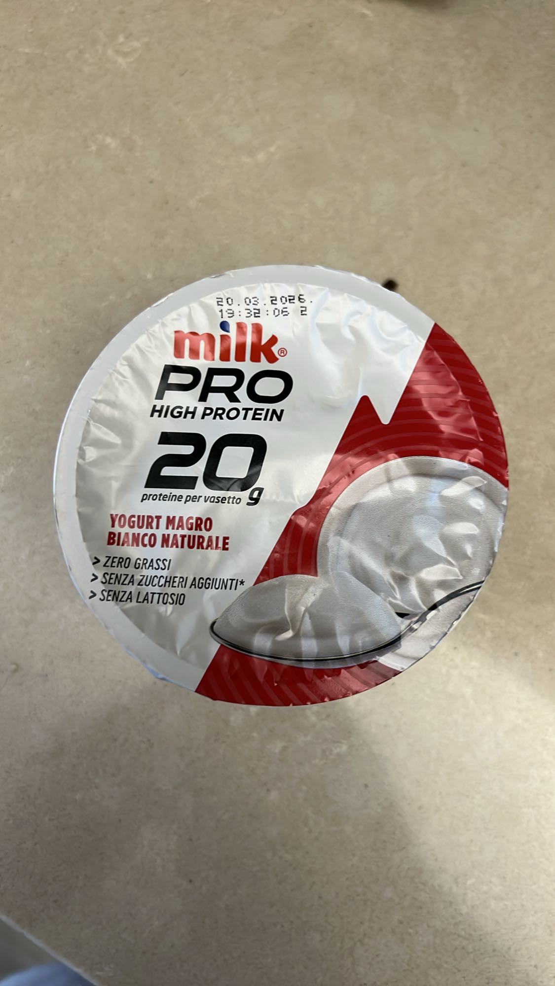 Yogurt magro proteico