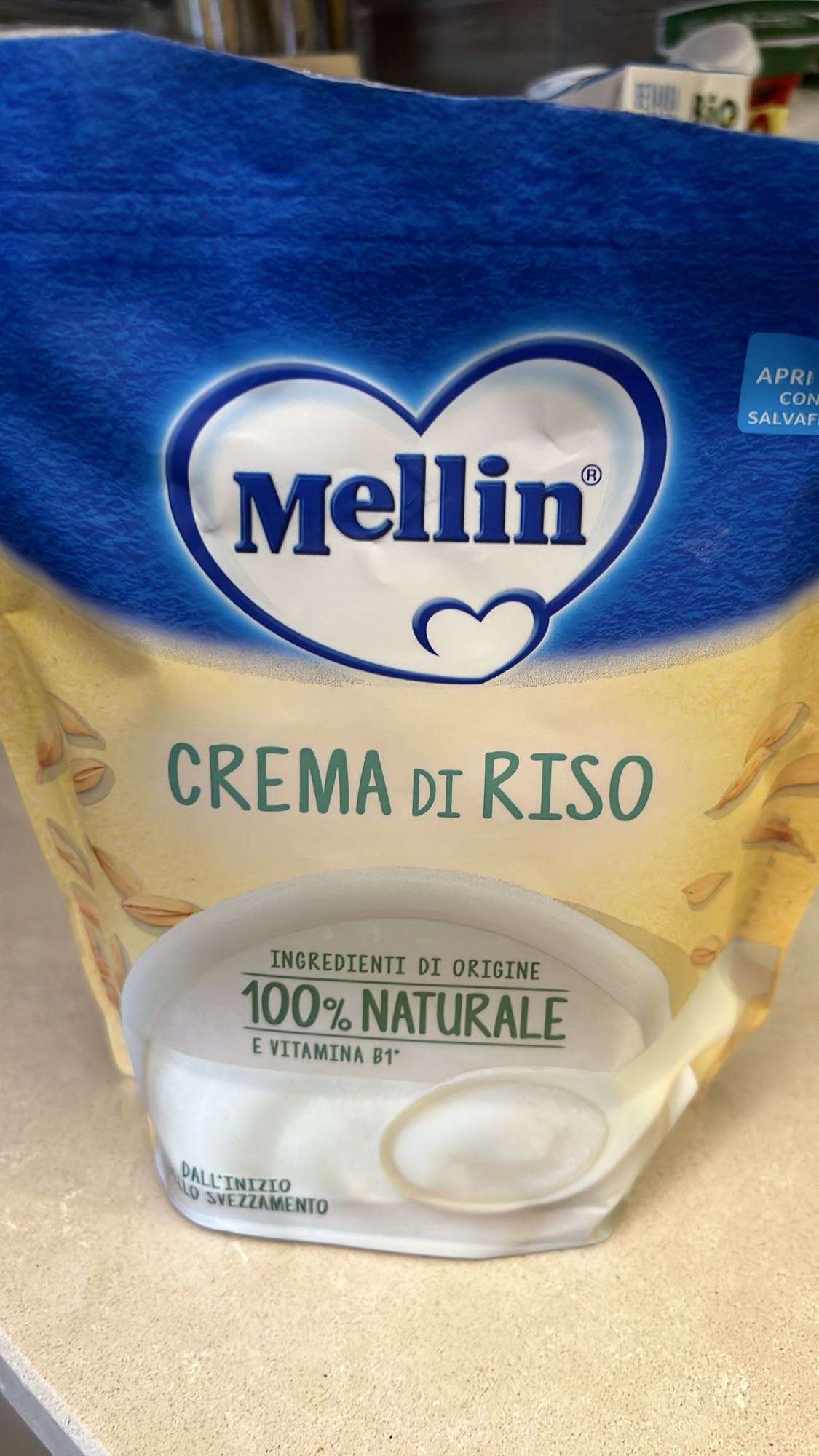 Crema di riso Mellin