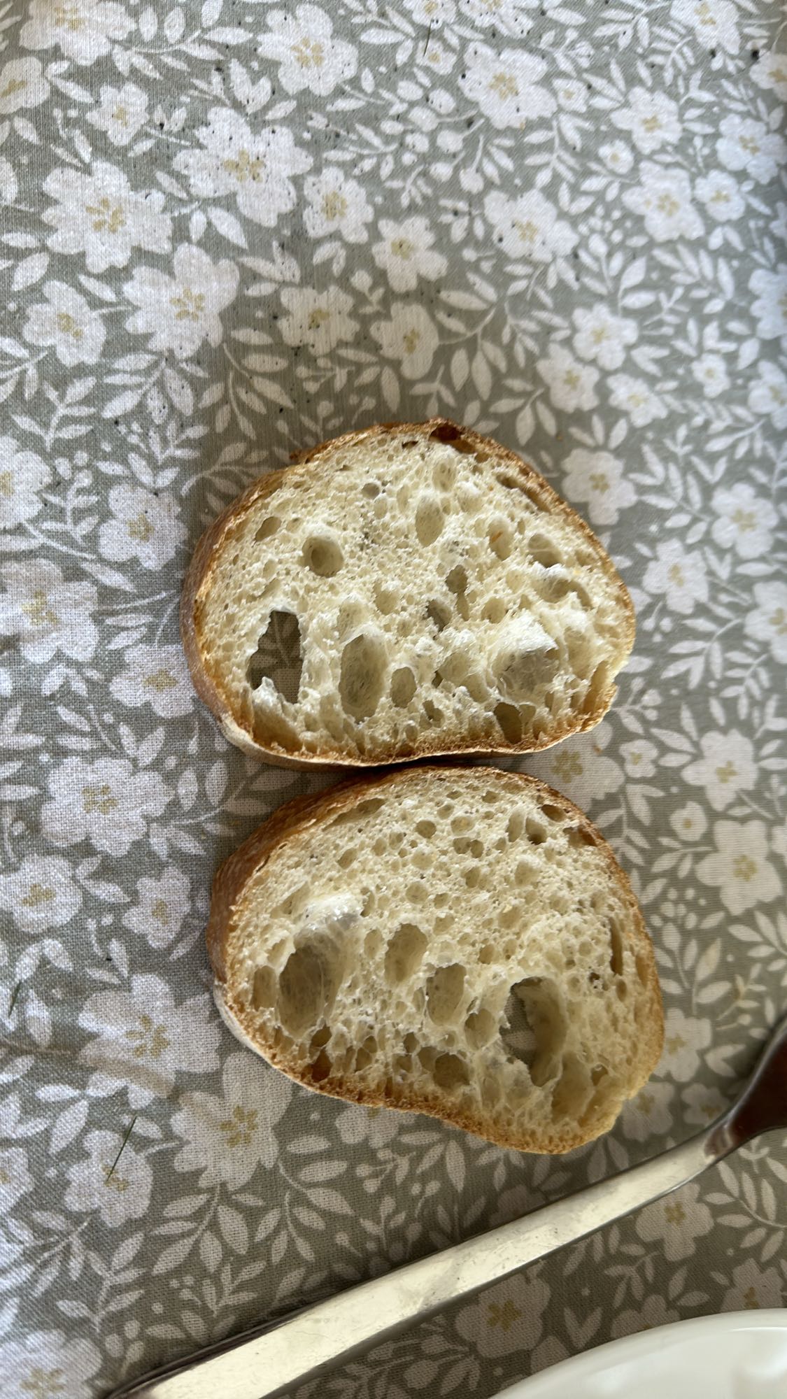 Sourdough bread slices