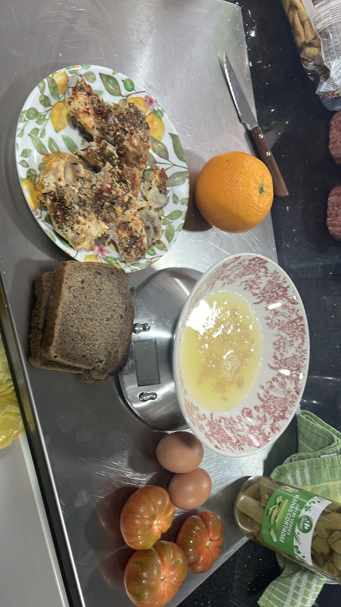 Desayuno variado saludable