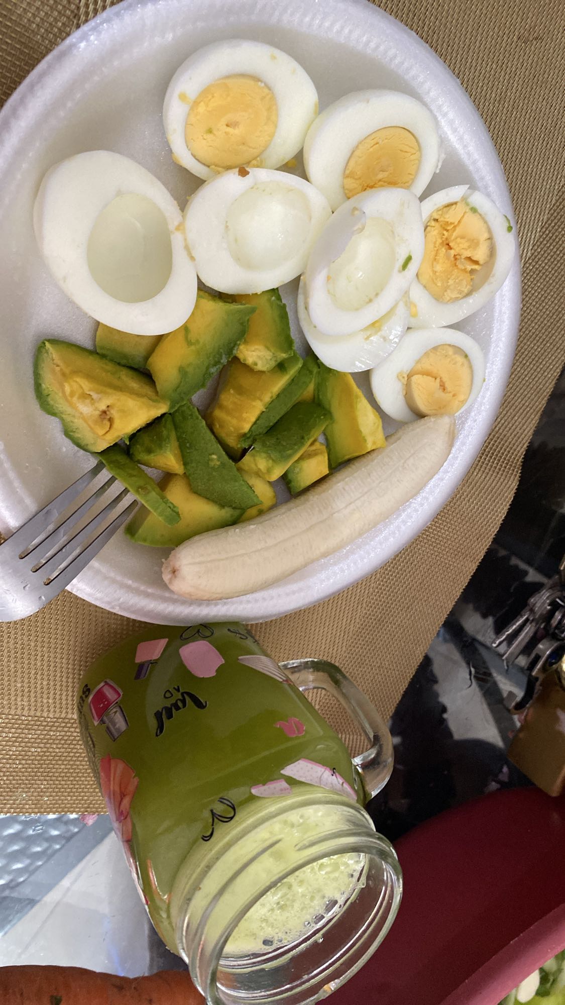 Desayuno saludable con huevo