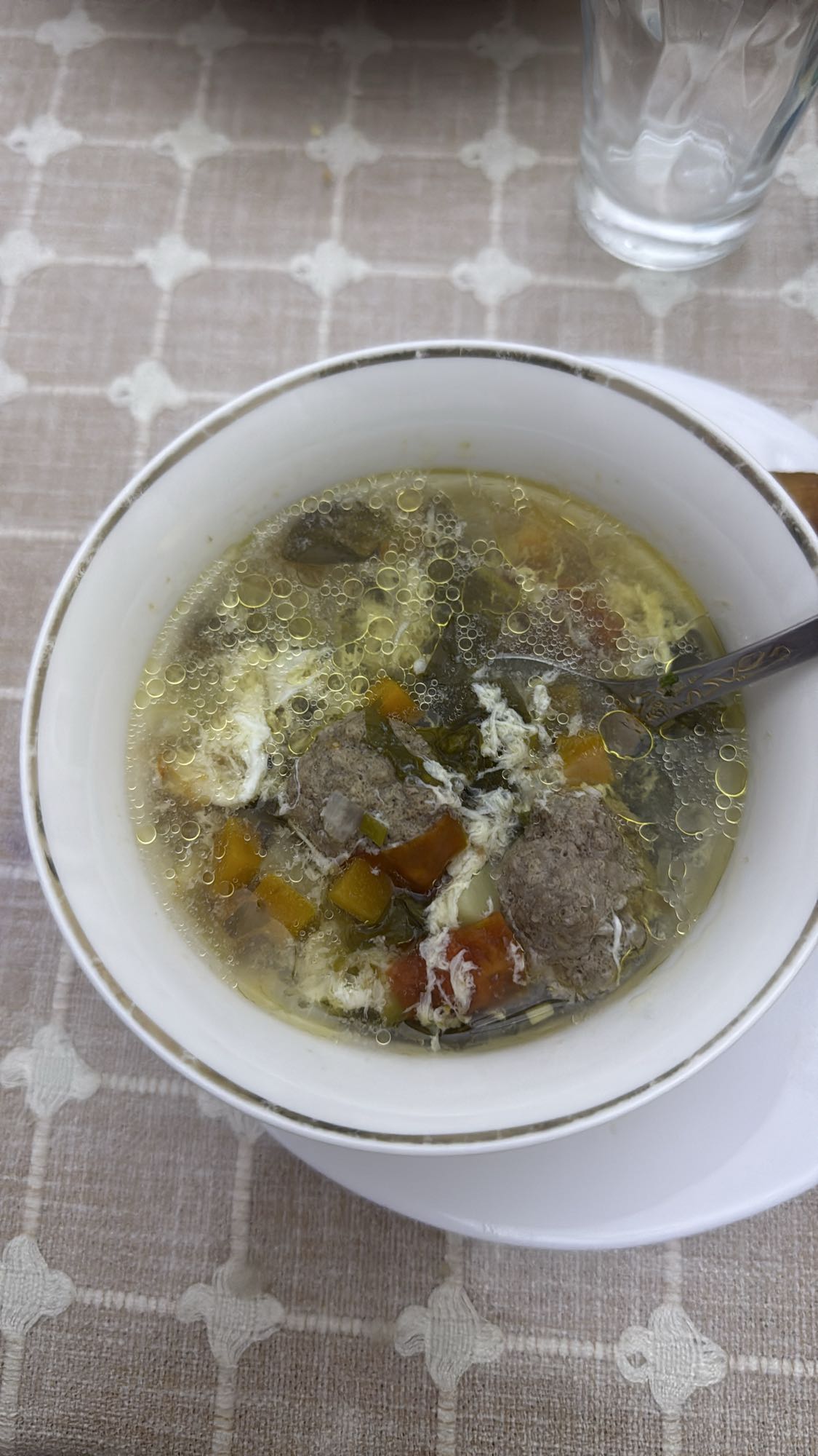 суп с фрикадельками