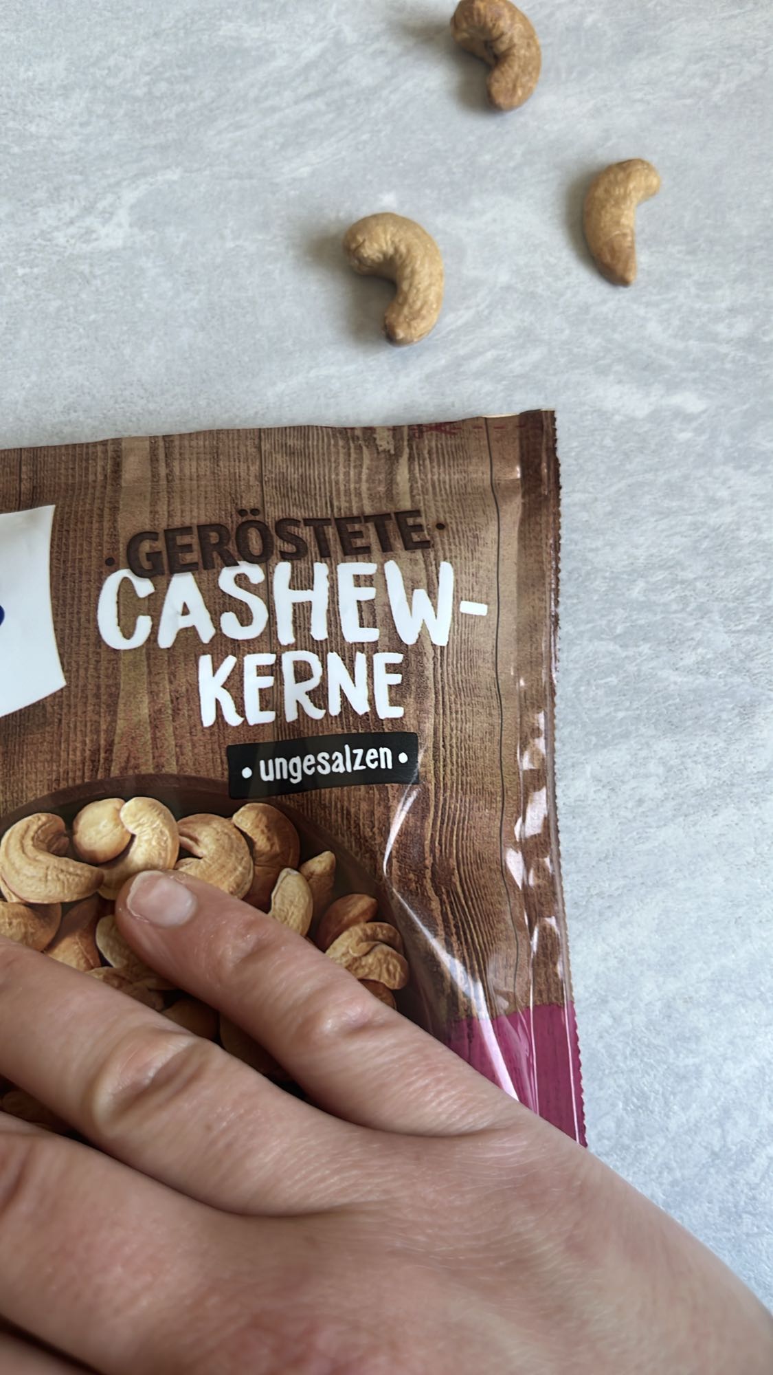Geröstete Cashewkerne