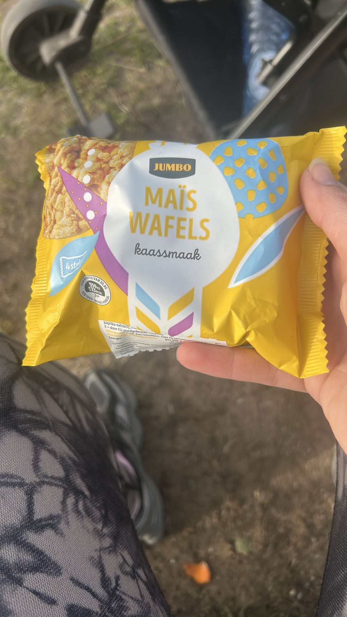 maïs wafels kaas