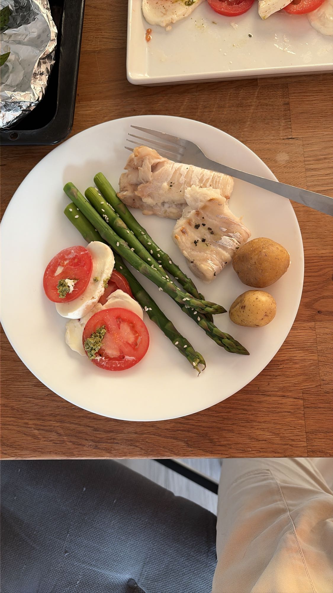 Рыба с овощами