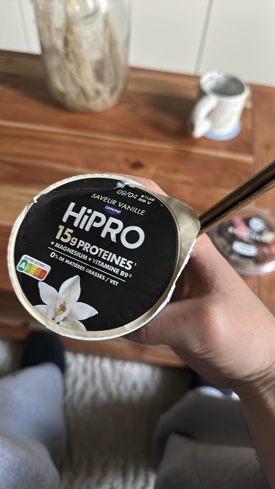 Yaourt vanille HiPRO