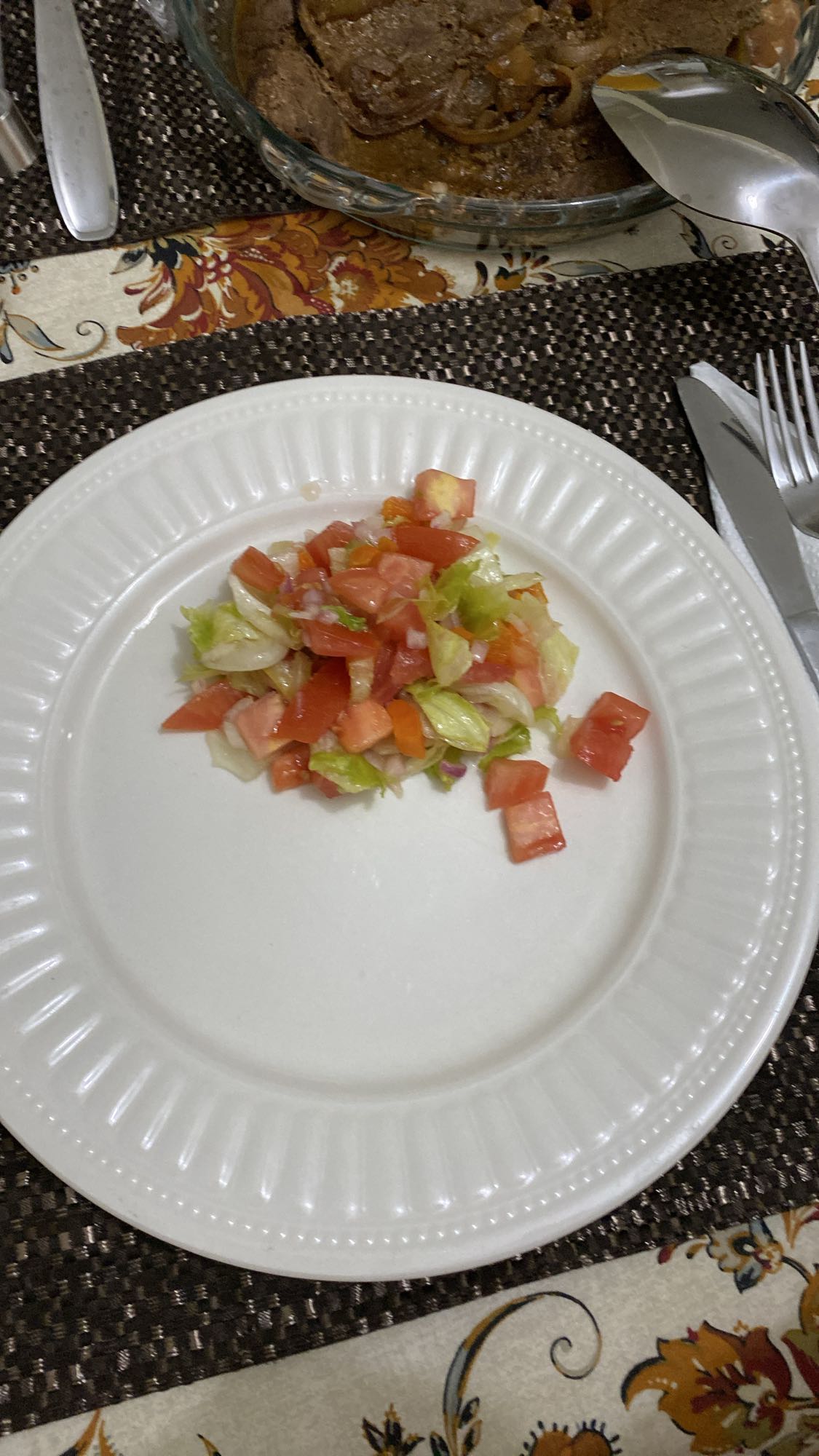 ensalada fresca pequeña