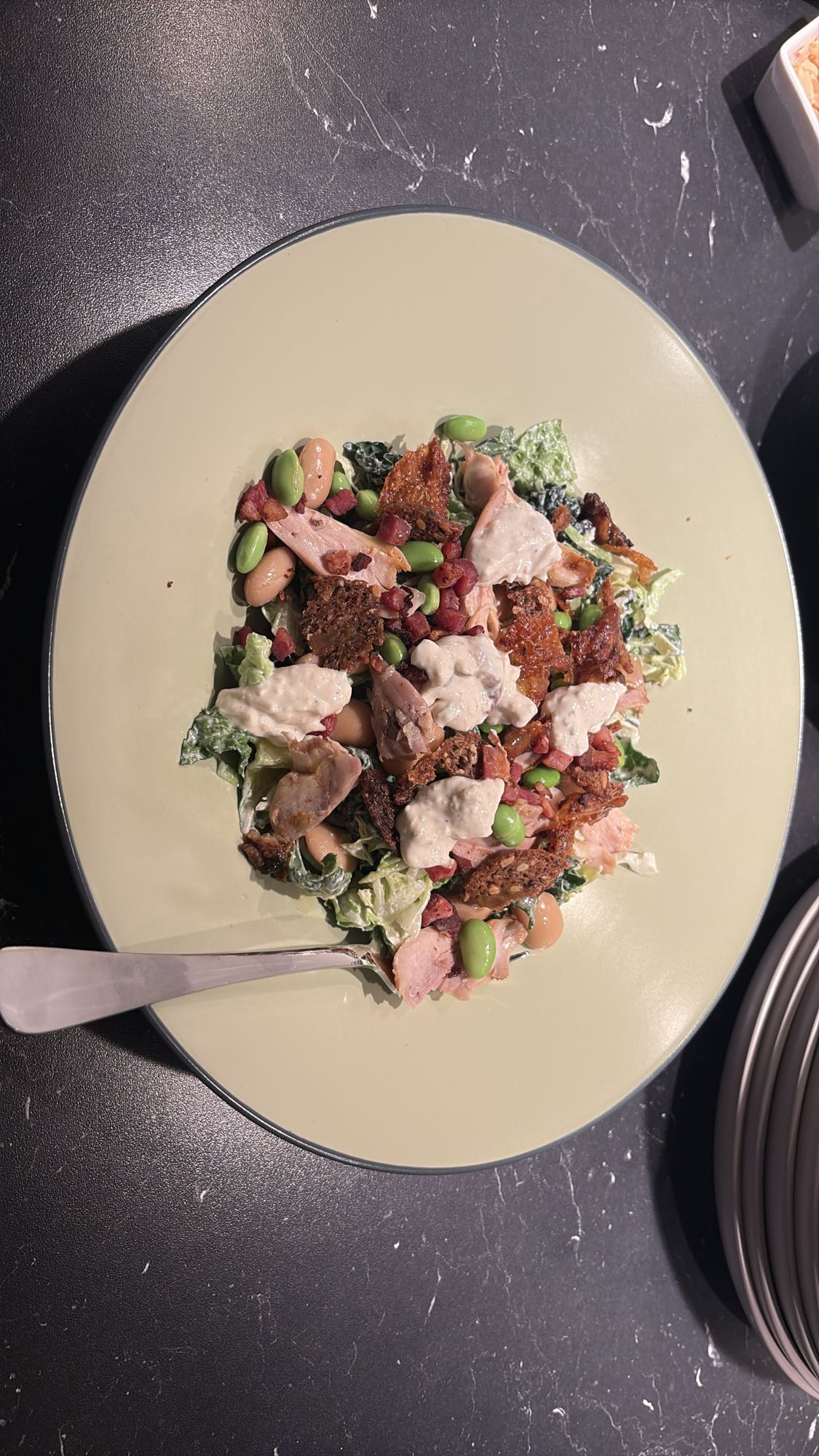 Kycklingsallad med bönor