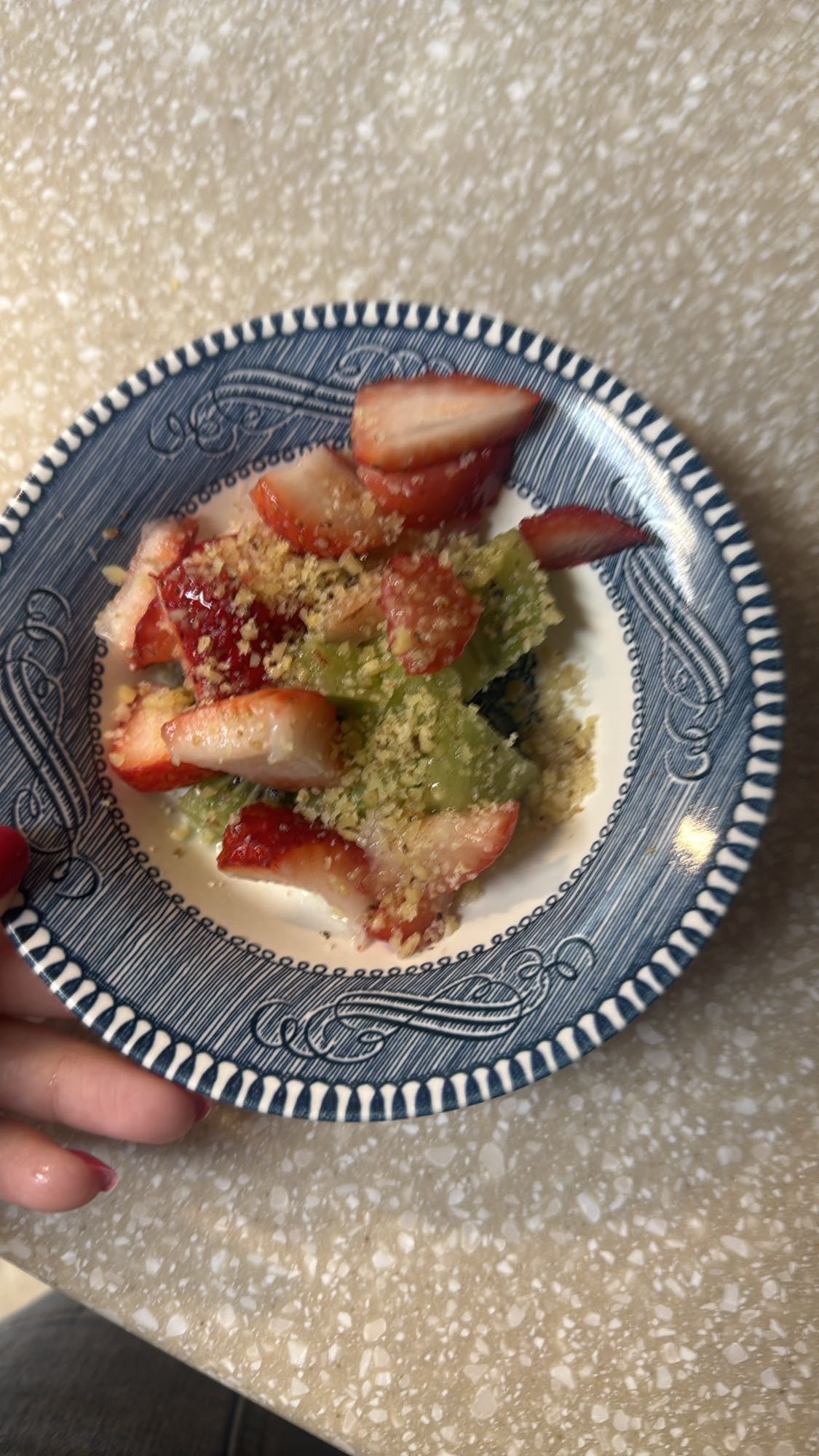 Strawberry Kiwi Fruit Plate
