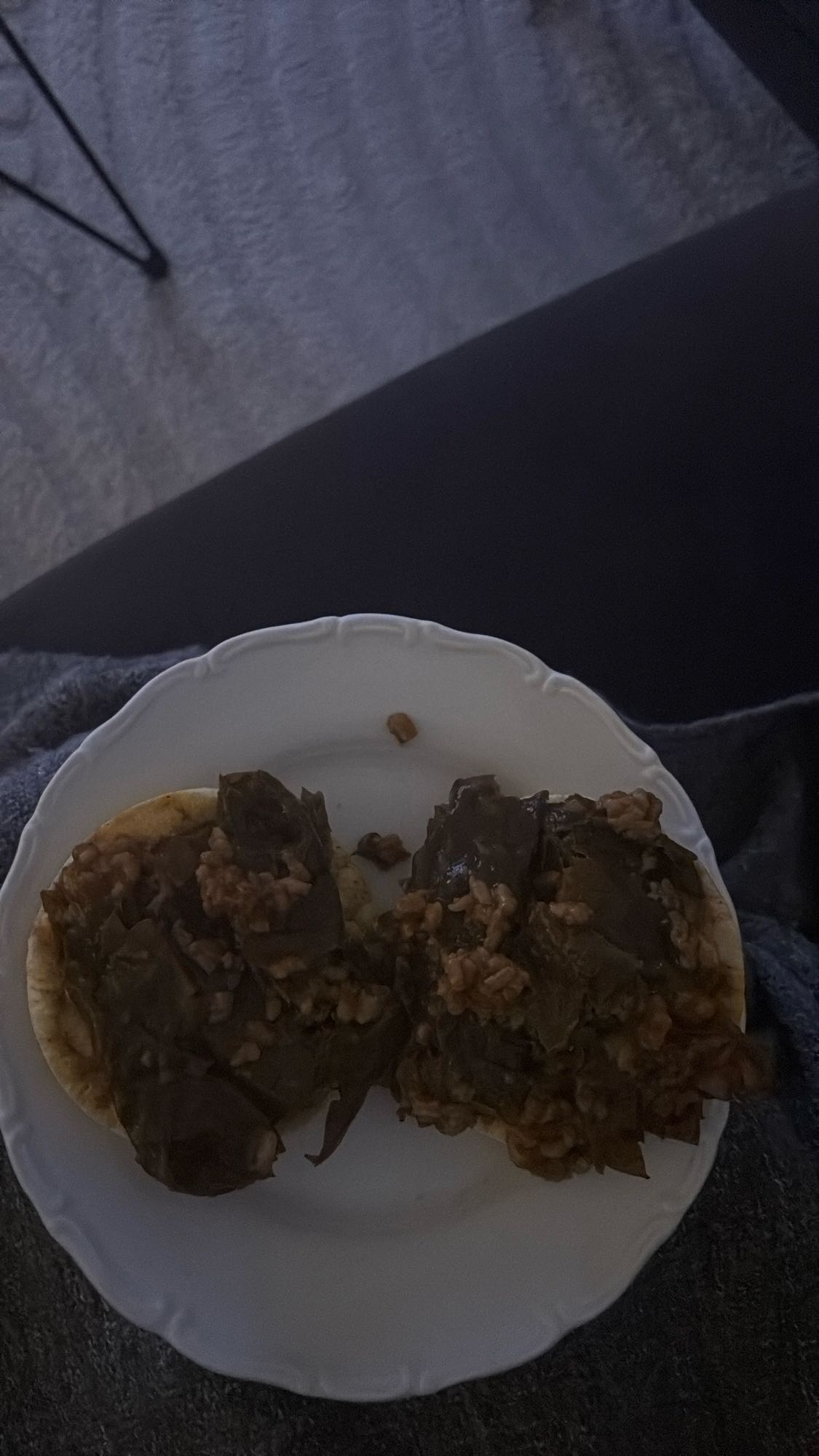 Riskakor med vinbladsröra