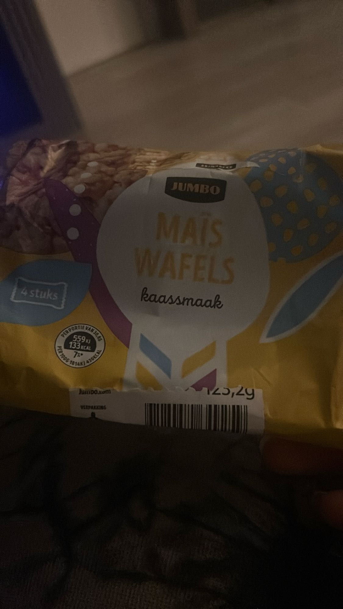 maïs wafels kaas