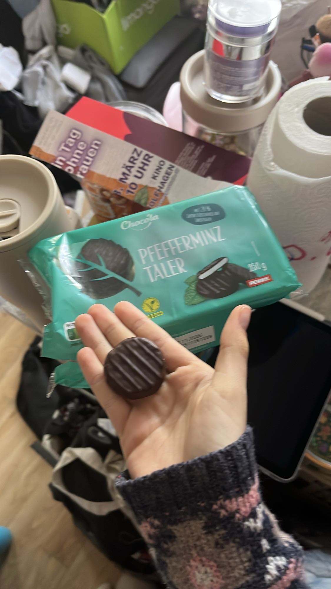 Biscuit mentă ciocolată