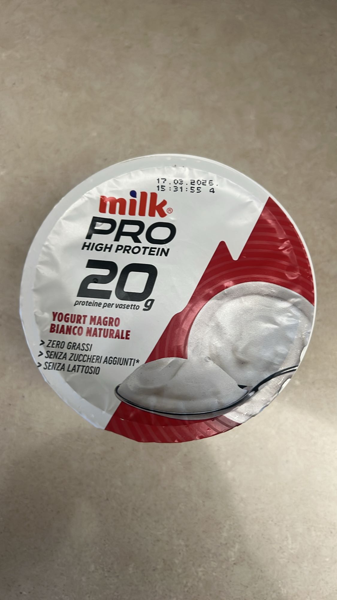 Yogurt magro proteico