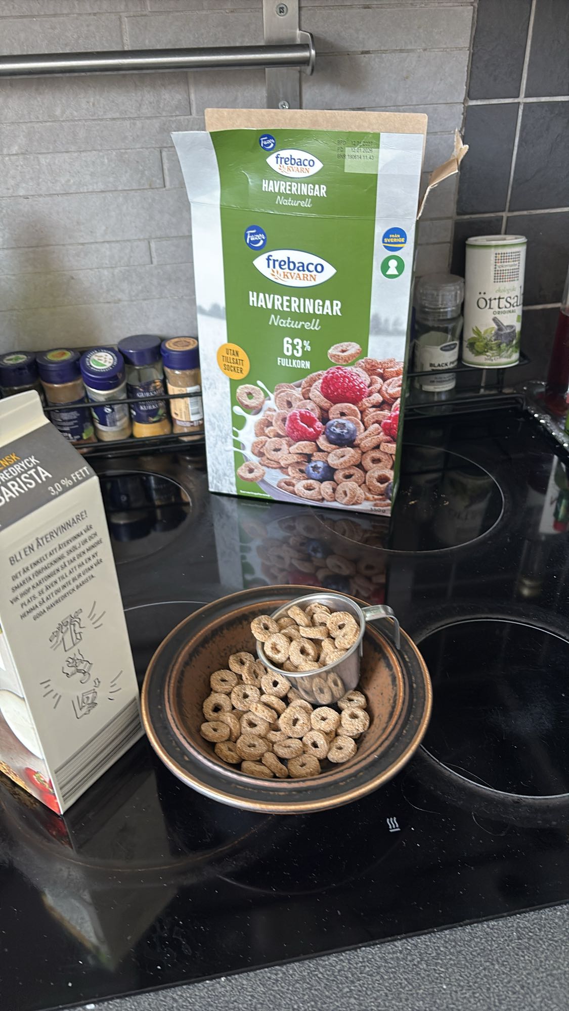 Havreflingor med havredryck