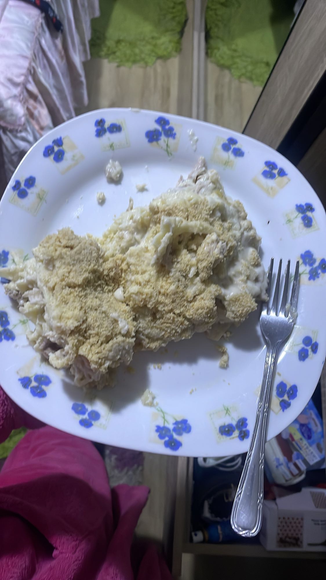 Chicken Alfredo Bake