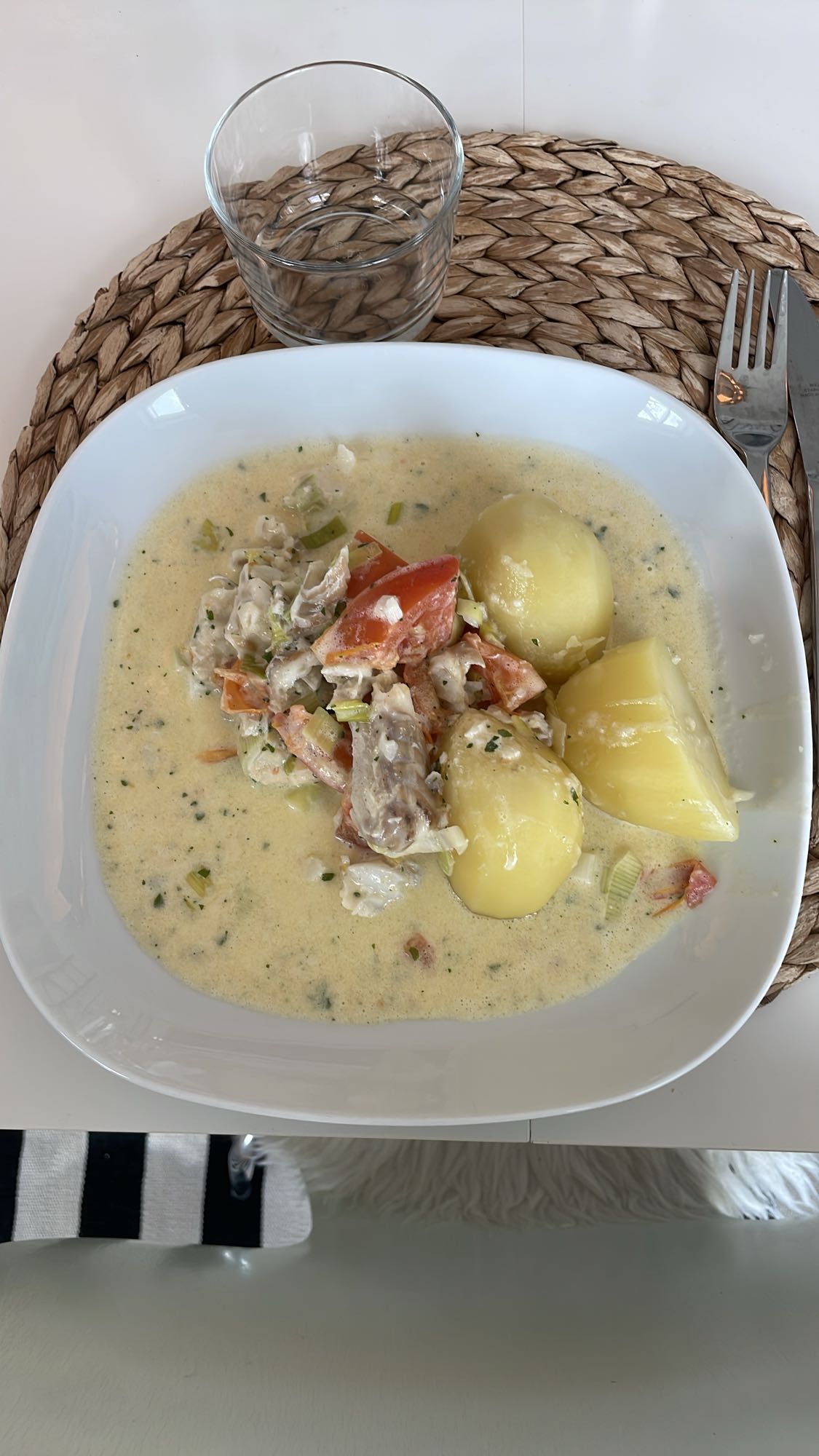 Fiskgryta med potatis