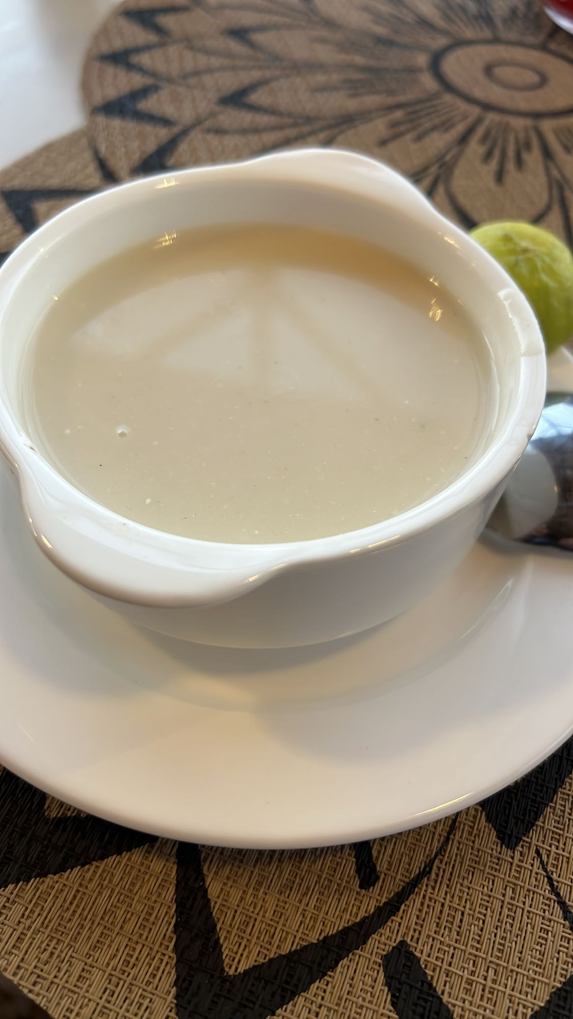 Creamy soup