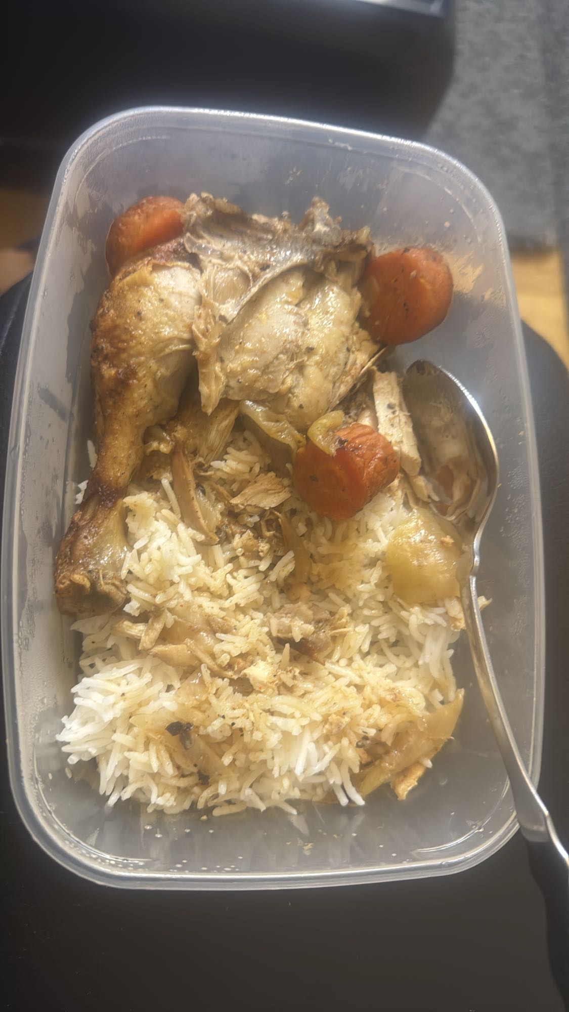 Kyckling med ris och grönsaker