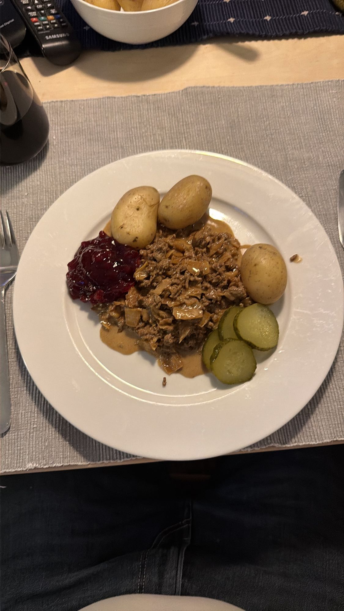 Viltgryta med potatis
