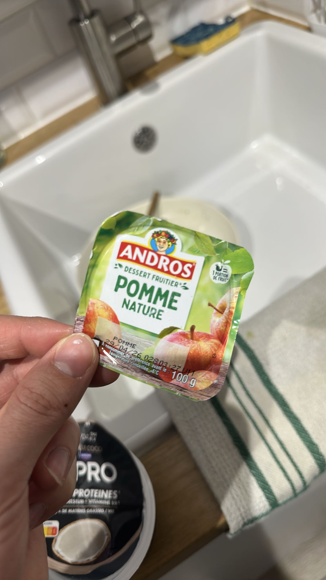 Dessert pomme et coco