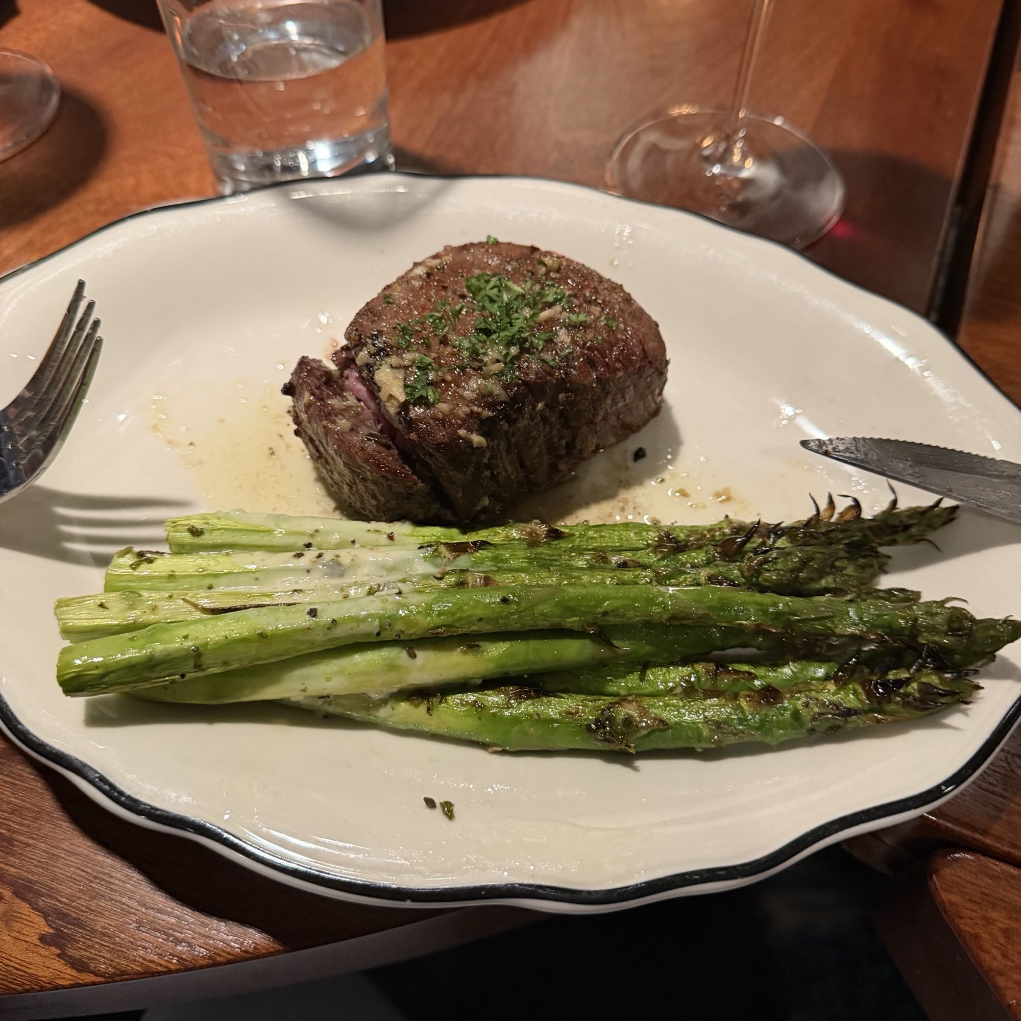 Steak with Asparagus