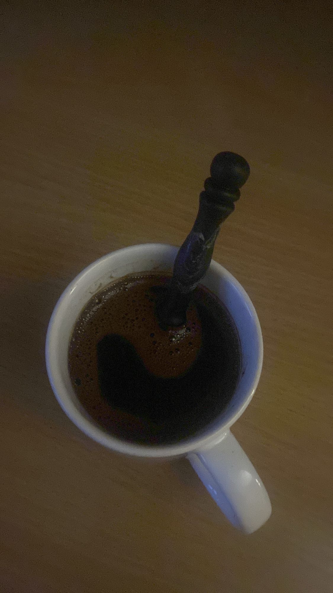 filiżanka czarnej kawy