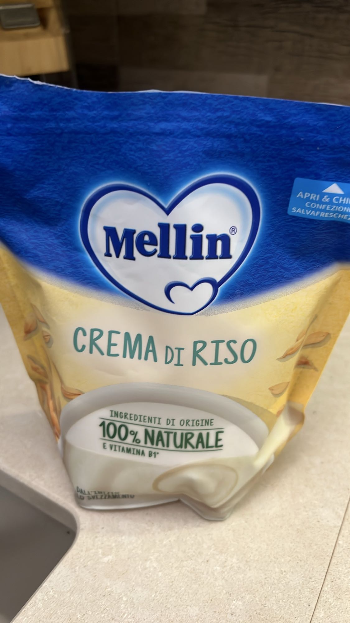 Crema di riso Mellin