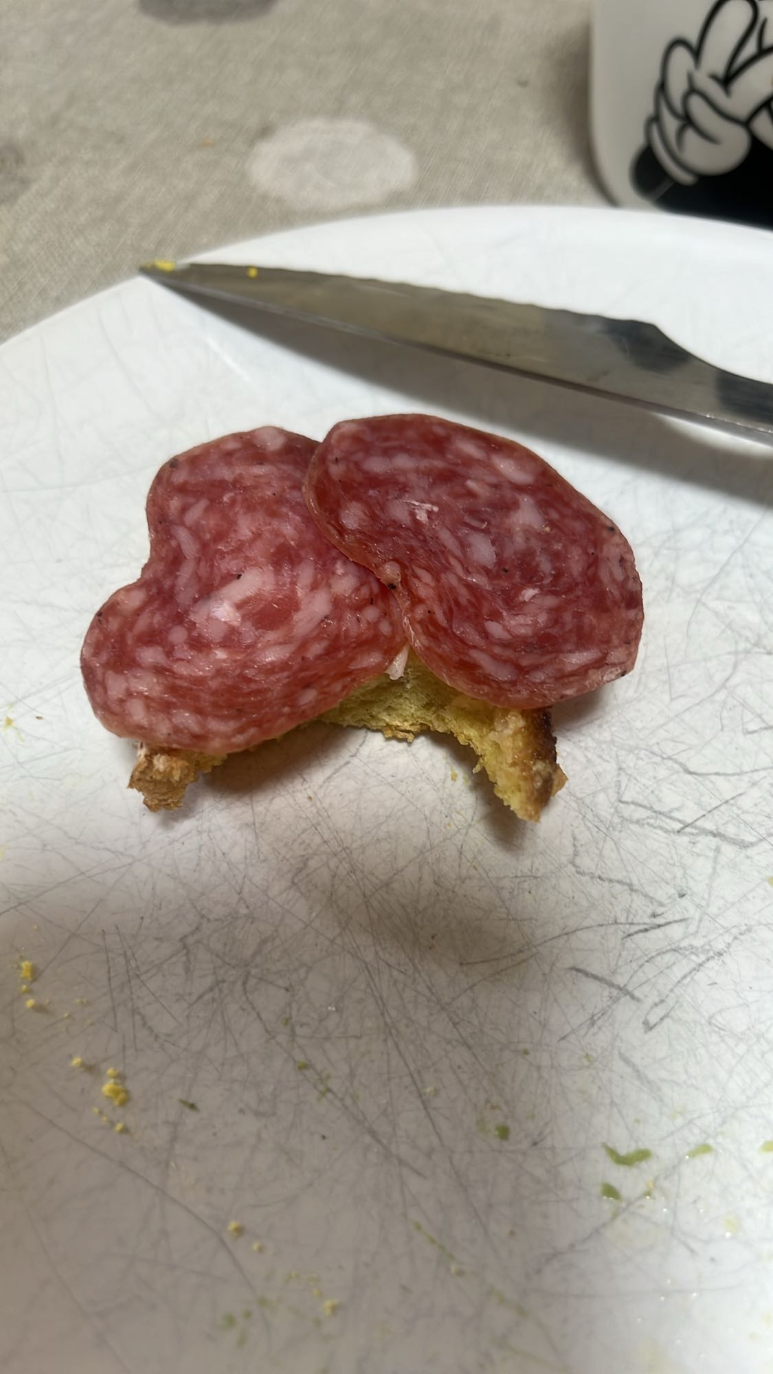 pan con salami
