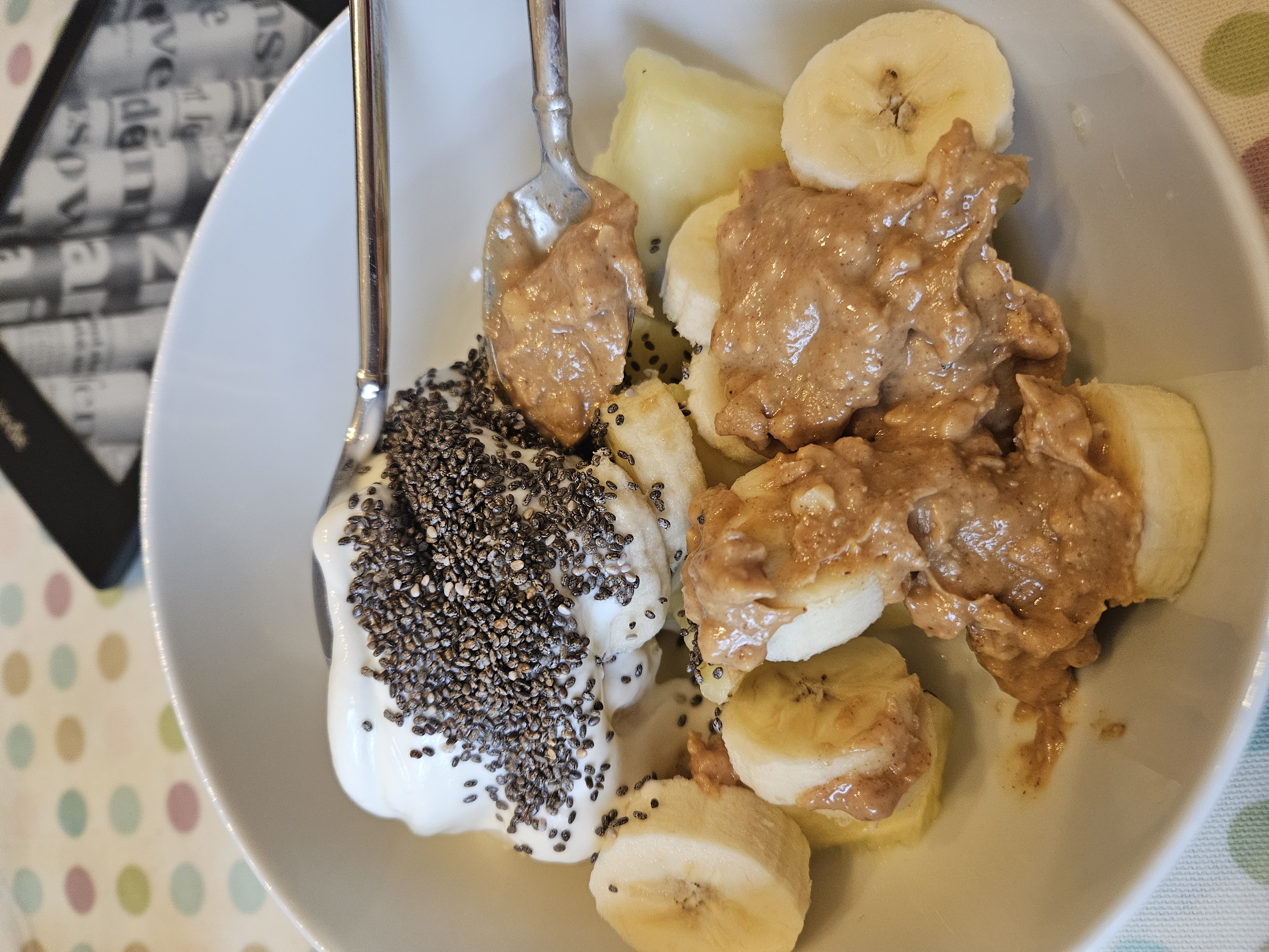 Banana Yogurt Nut Bowl