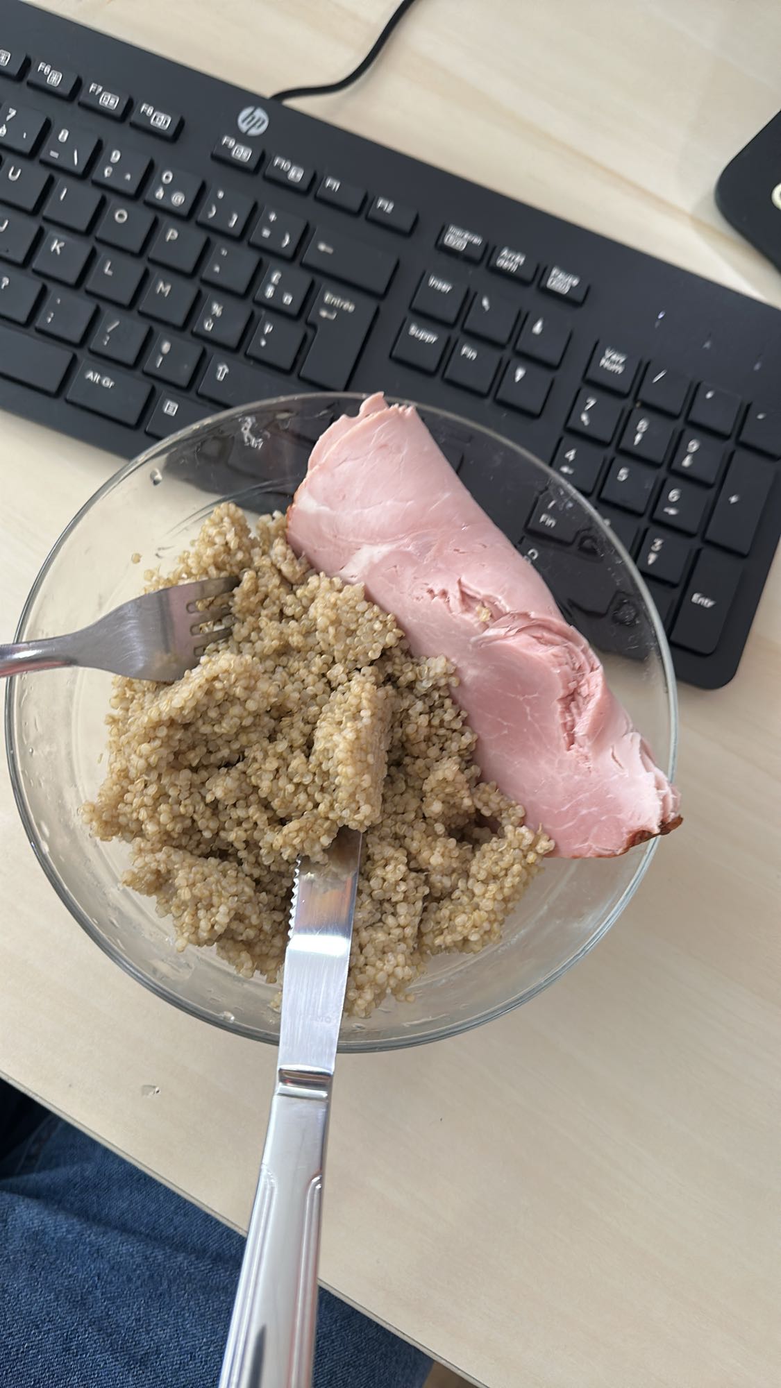 Quinoa et jambon